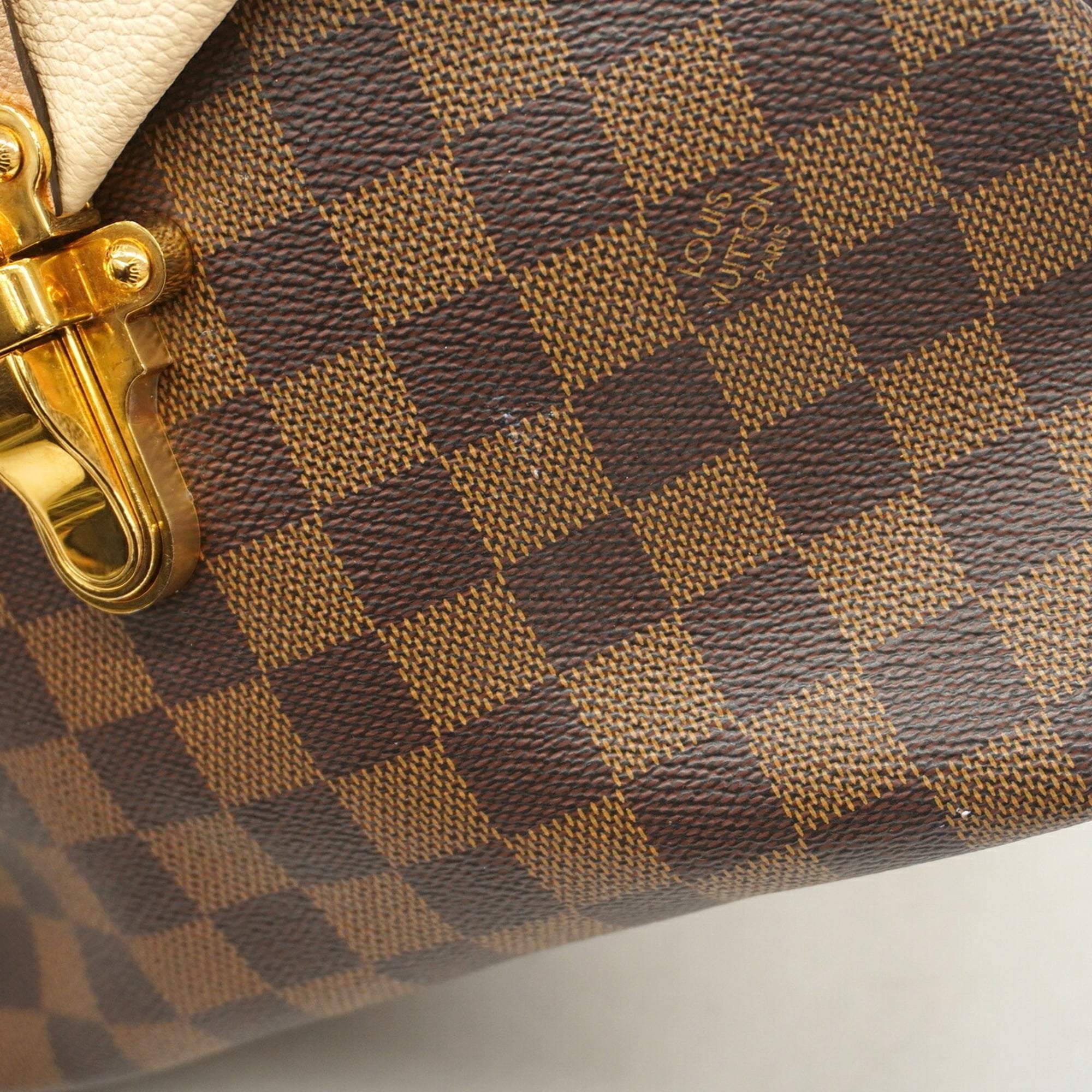 Louis Vuitton Cream Ebene Backpack (Pre-Owned)