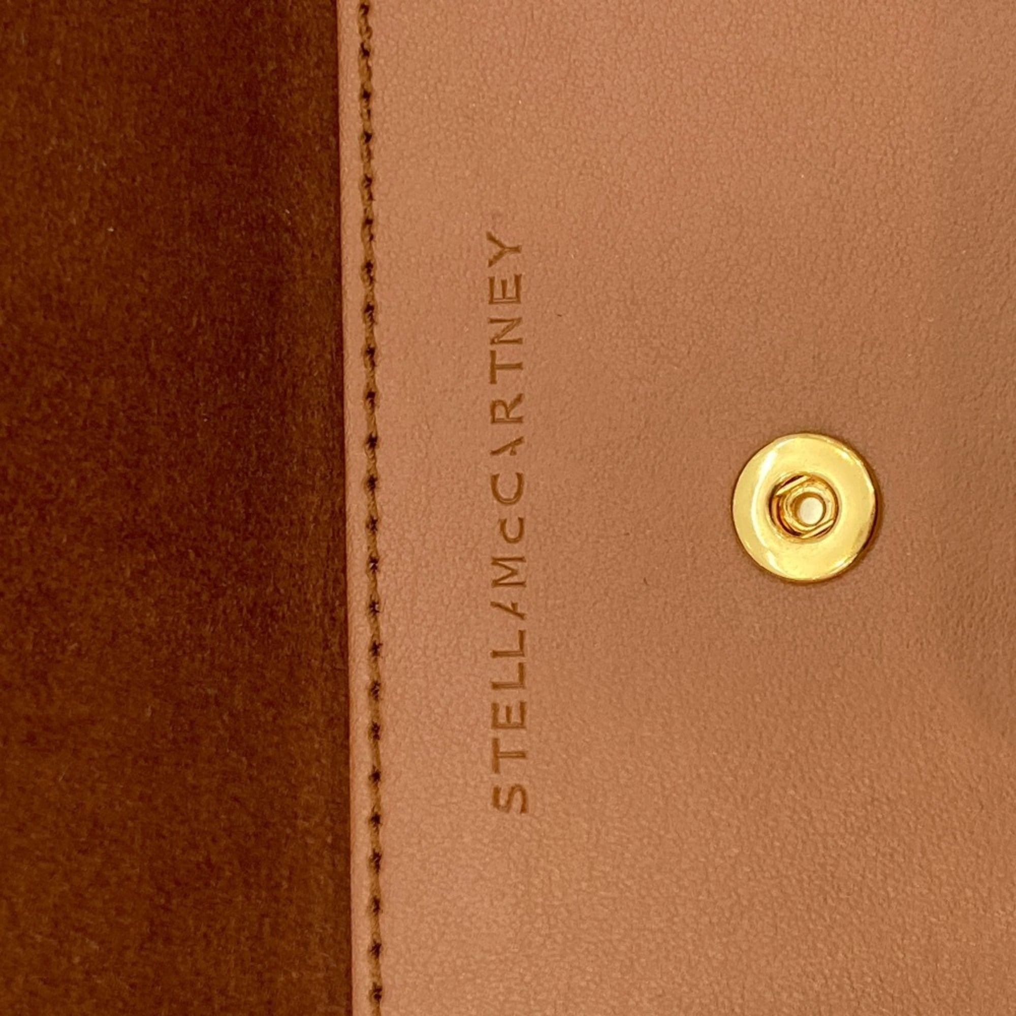 Stella Mccartney Brown Mesh Pouch Tote Bag (Pre-Owned)