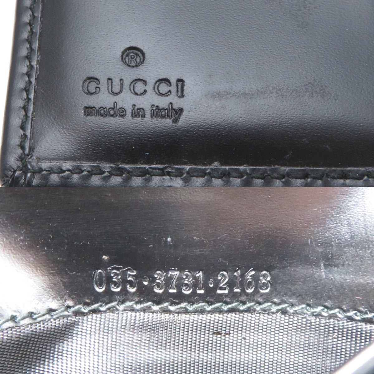Gucci Black Leather Wallet (Bi-Fold) (Pre-Owned)