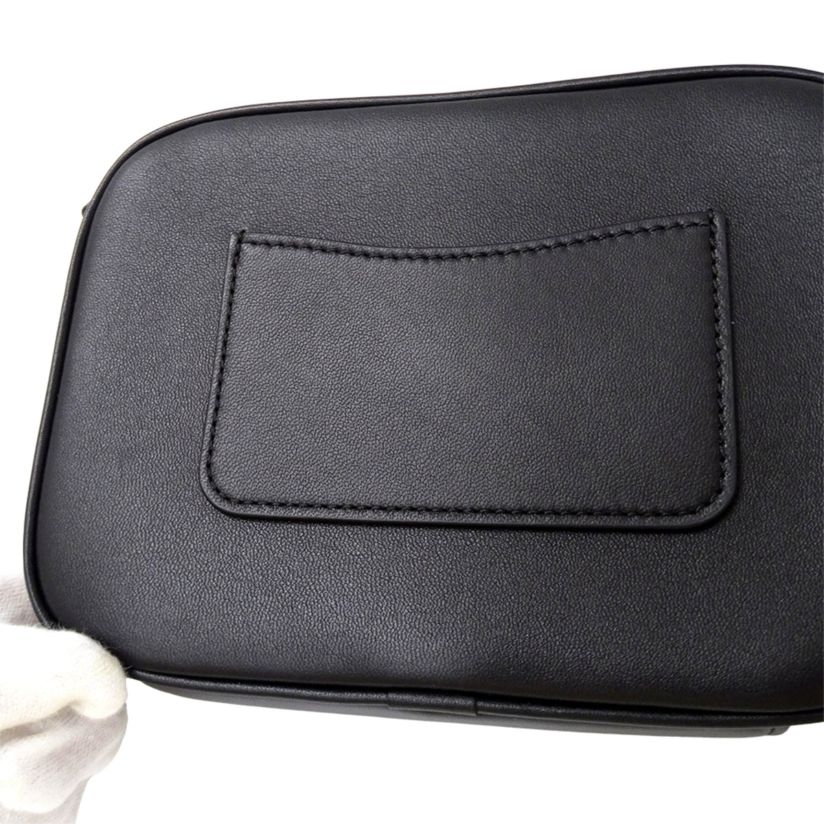 Chanel Black Leather Handbag Shoulder Bag (Pre-Owned)
