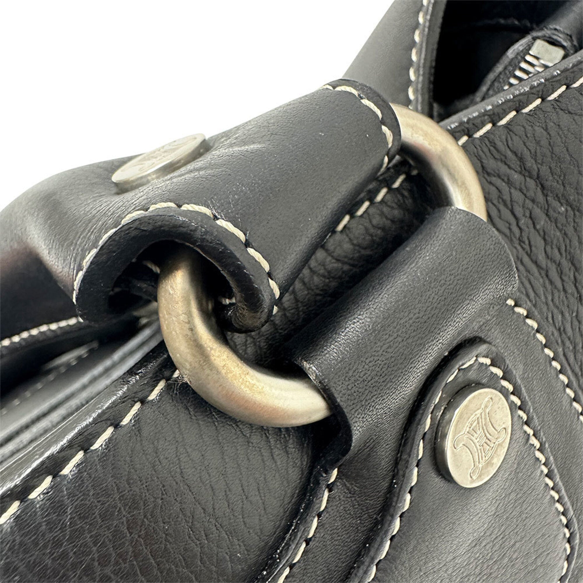Celine Black Leather Handbag (Pre-Owned)