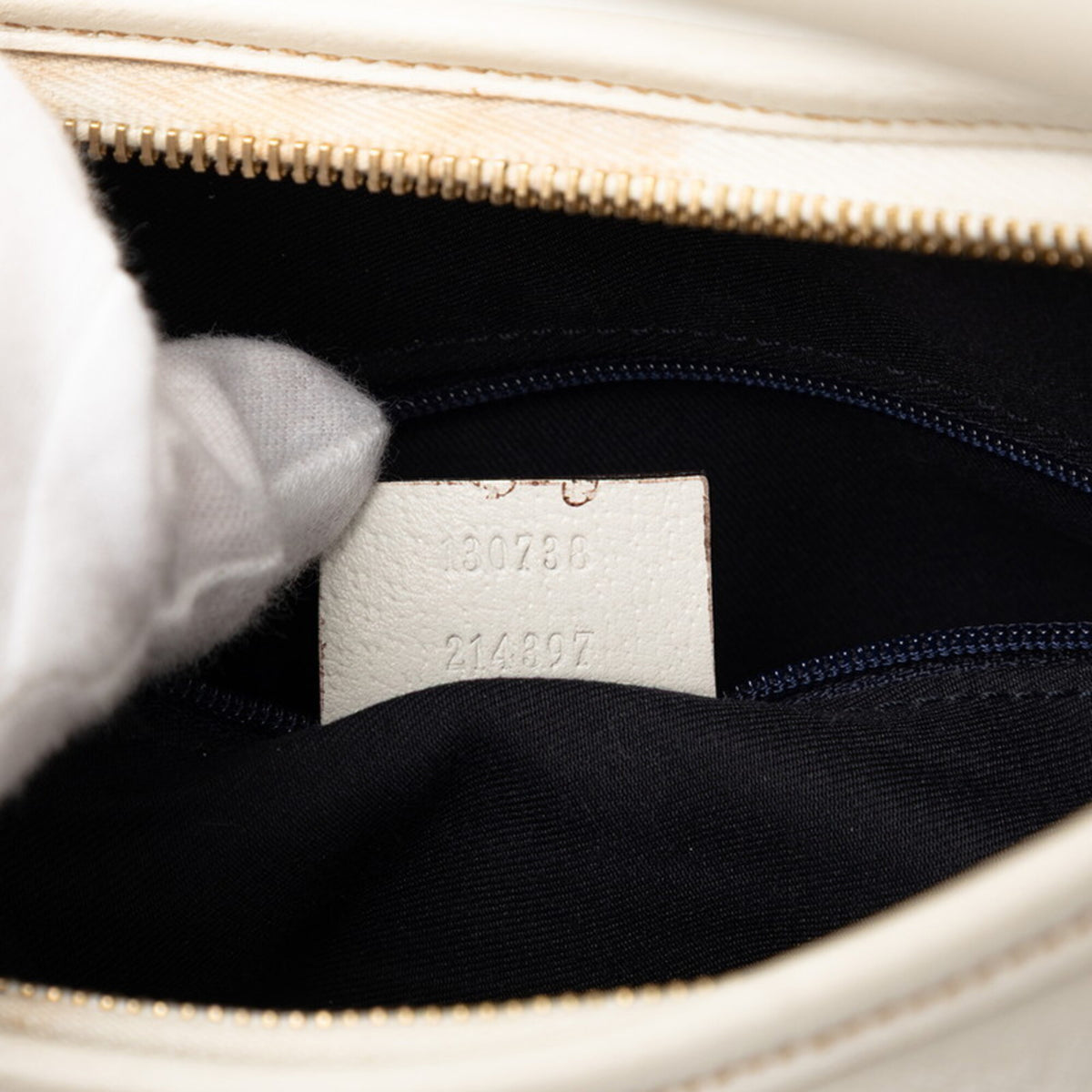 Gucci White Leather Shoulder Bag (Pre-Owned)