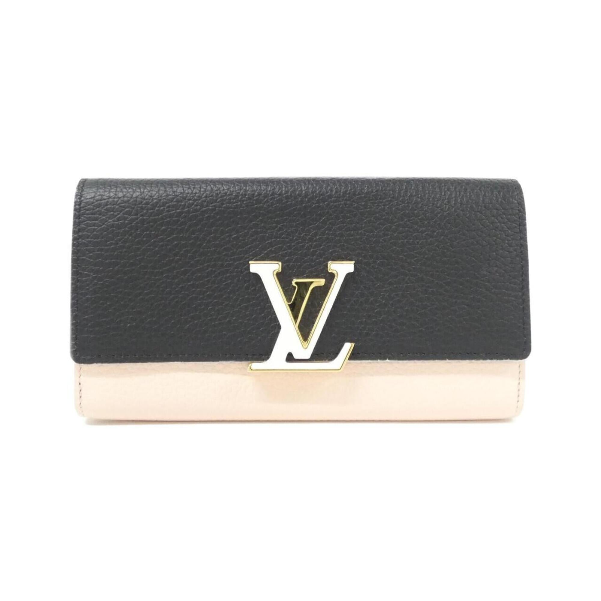 Louis Vuitton Rose Vanilla Leather Long Wallet (Bi-Fold) (Pre-Owned)