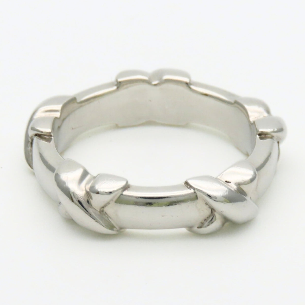 Tiffany Silver Silver 925 Band Ring (Pre-Owned)