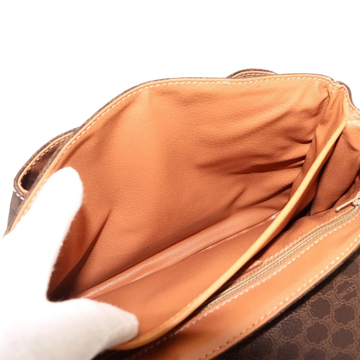 Celine Brown Pvc Leather Handbag (Pre-Owned)