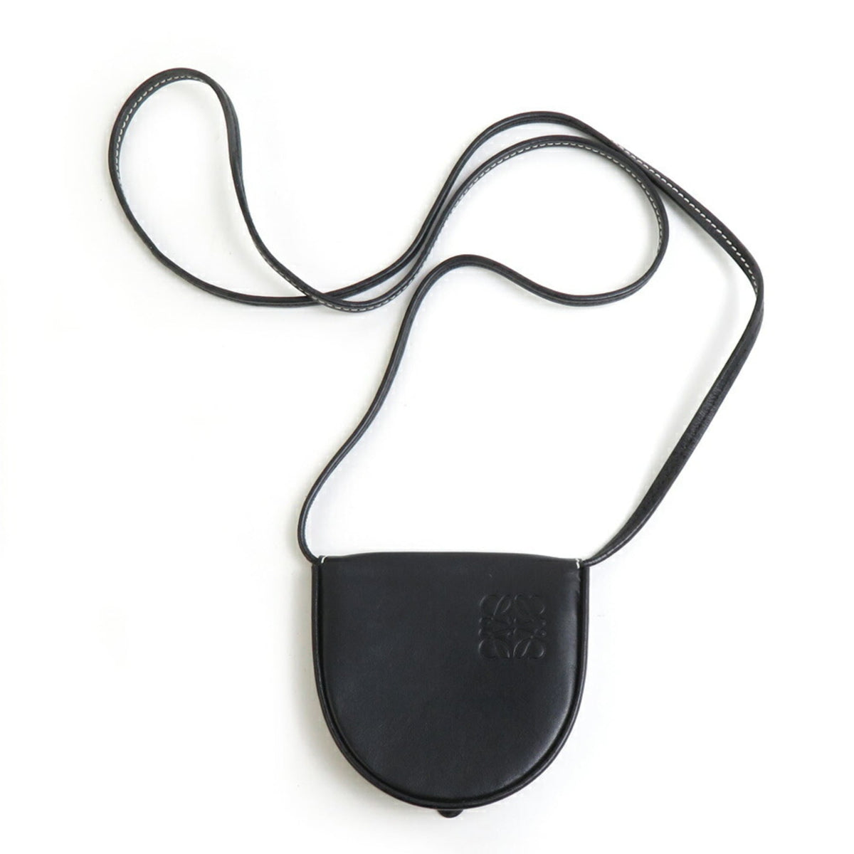 Loewe Black Leather Pochette Pouch (Pre-Owned)