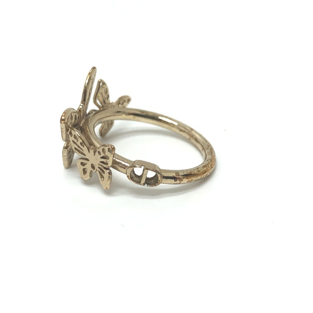 Christian Dior Metal Band Ring (Pre-Owned)