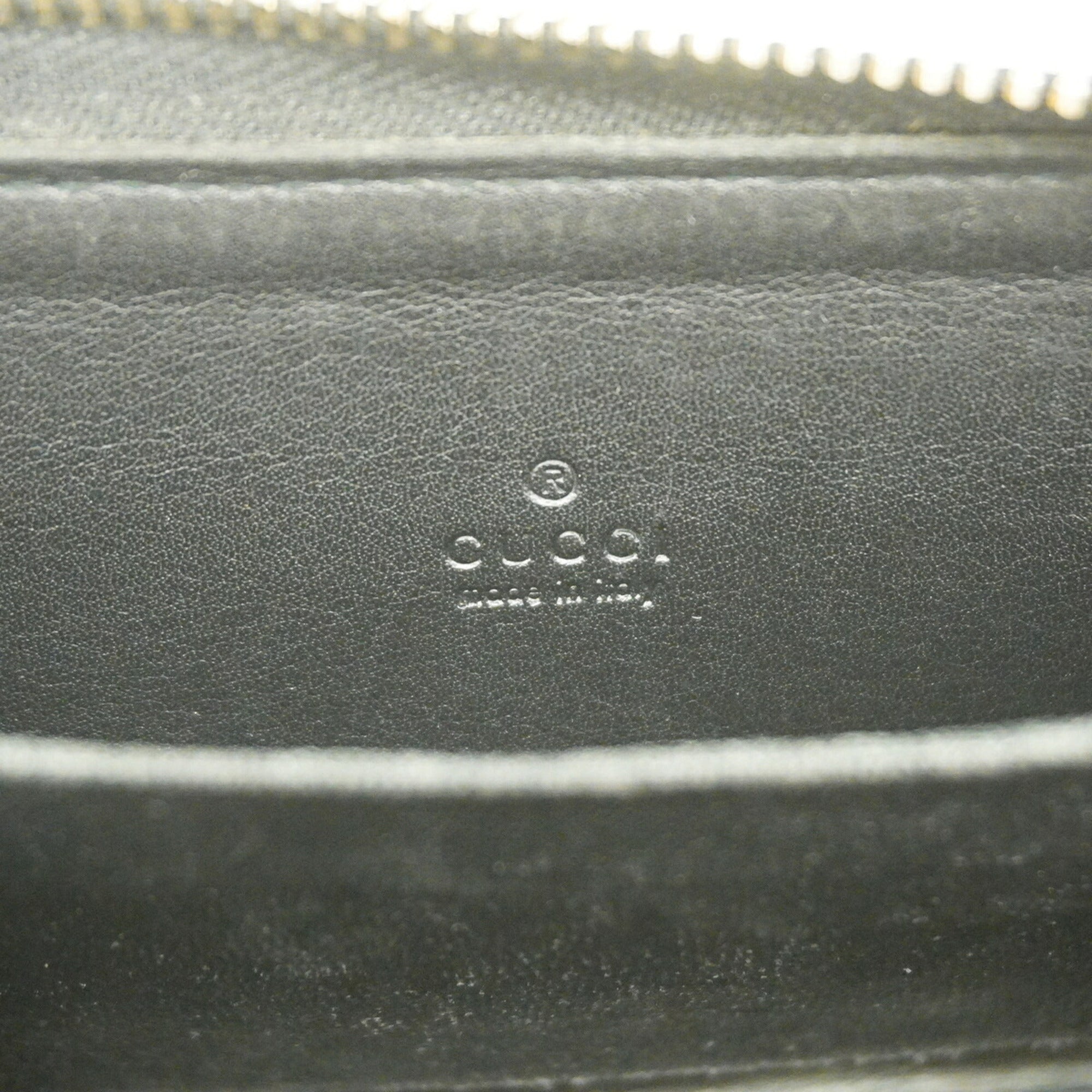 Gucci Black Leather Coin Purse/Coin Case (Pre-Owned)