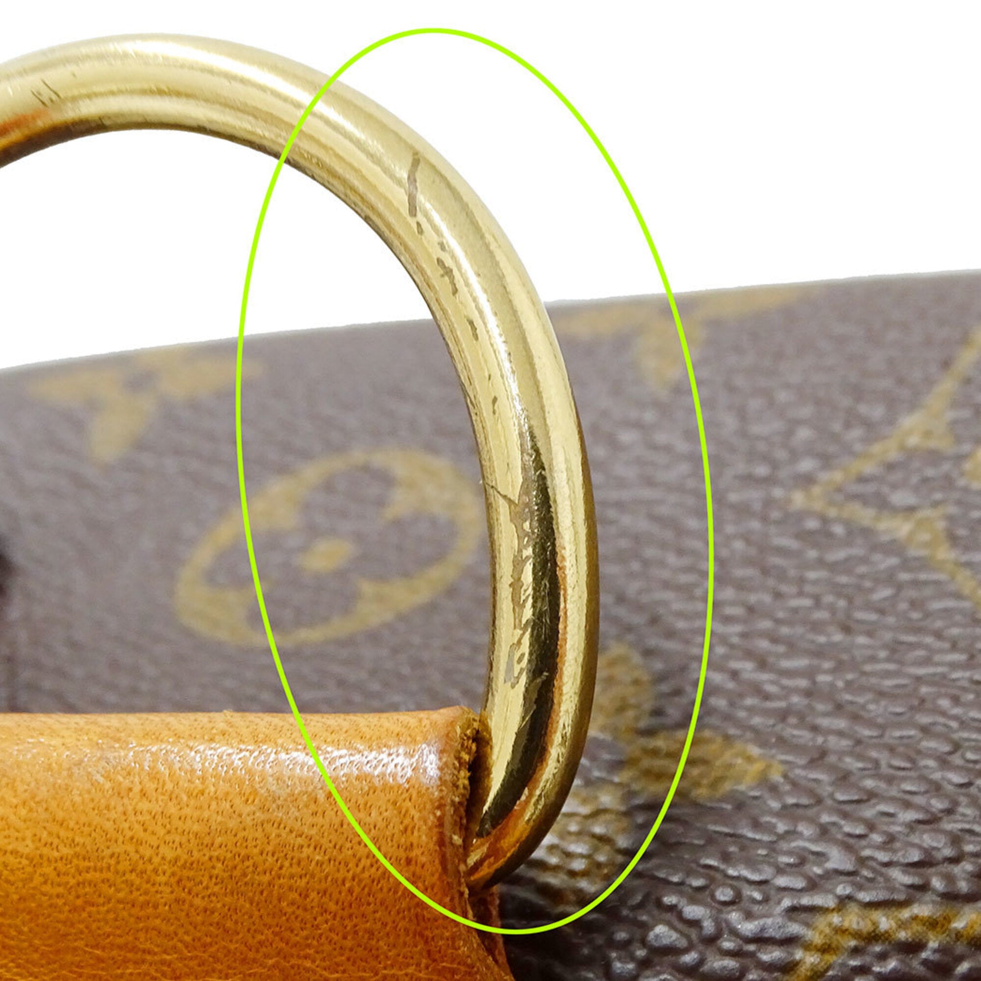 Louis Vuitton Brown Galle Monogram Monogram Handbag (Pre-Owned)