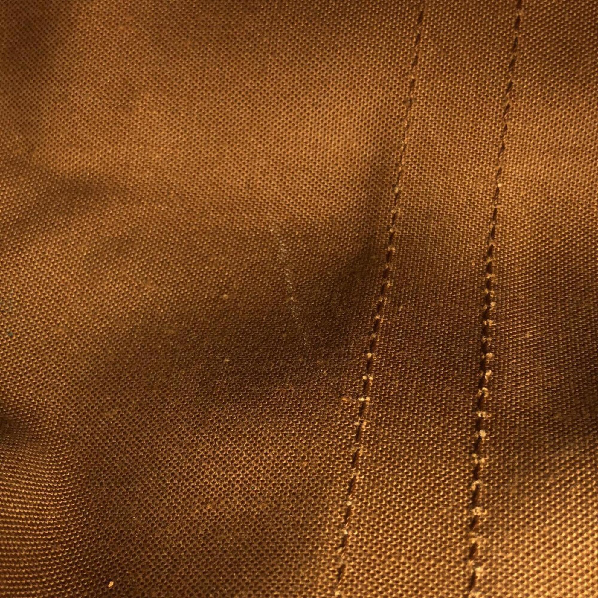 Louis Vuitton Brown Coated Canvas Boston Bag (Pre-Owned)