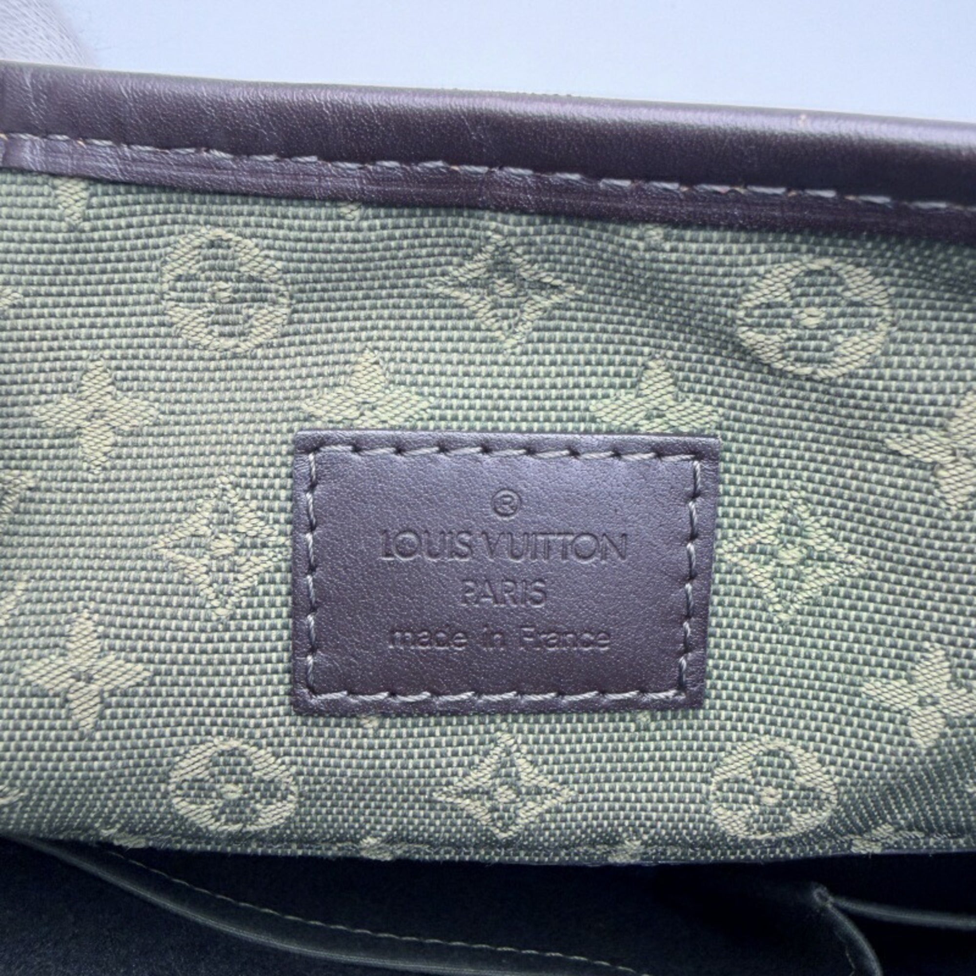 Louis Vuitton Khaki Monogram Mini Shoulder Bag (Pre-Owned)