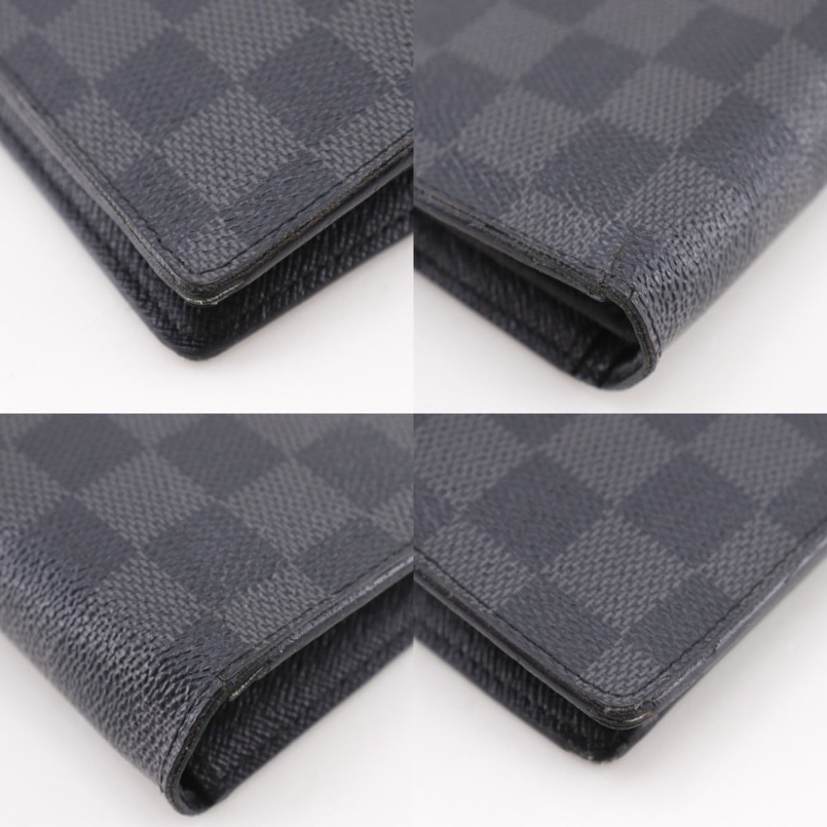 Louis Vuitton Damier Graphite Black Damier Graphite Long Wallet (Bi-Fold) (Pre-Owned)