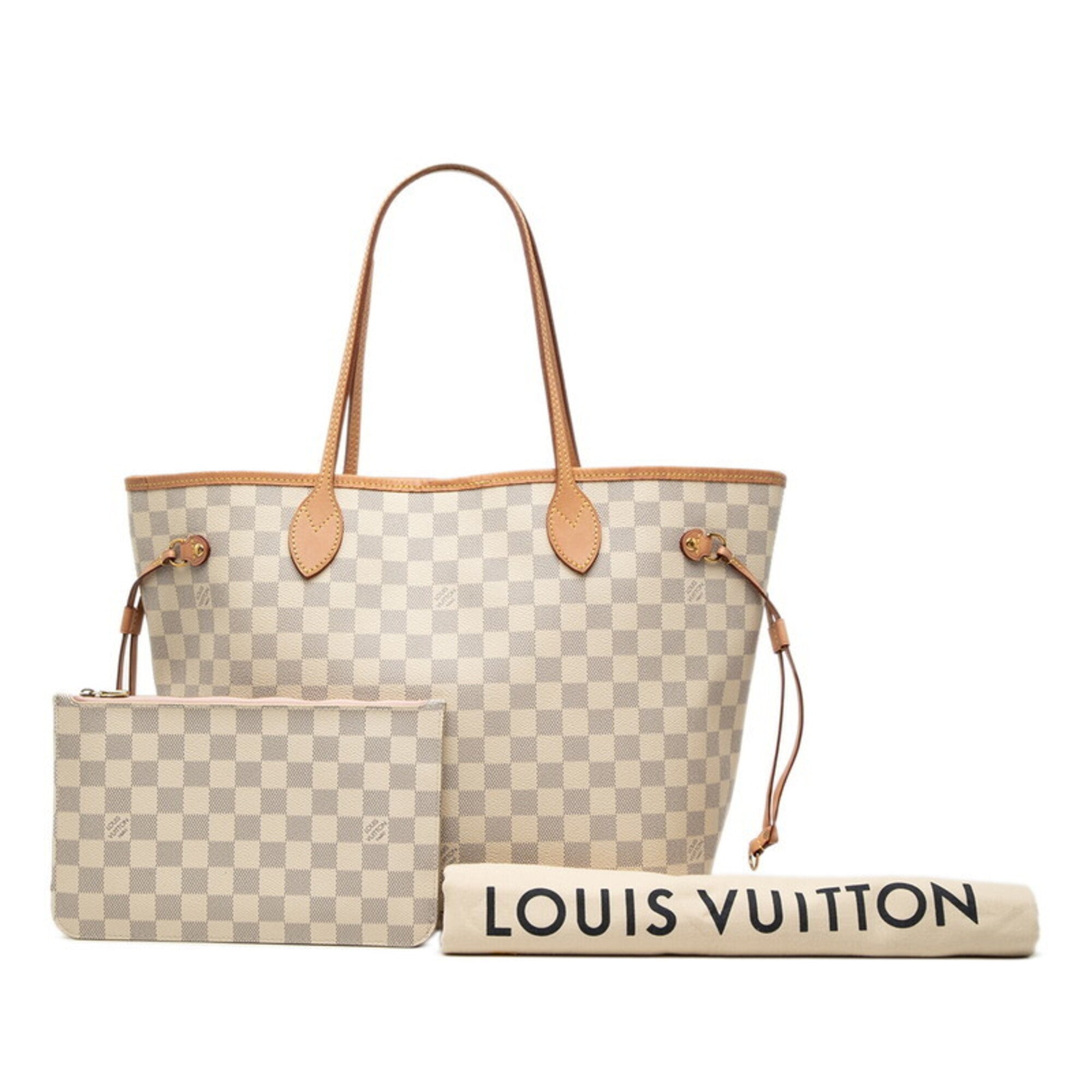 Louis Vuitton Ivory Rose Ballerine Pvc Leather Handbag Pouch Tote Bag (Pre-Owned)
