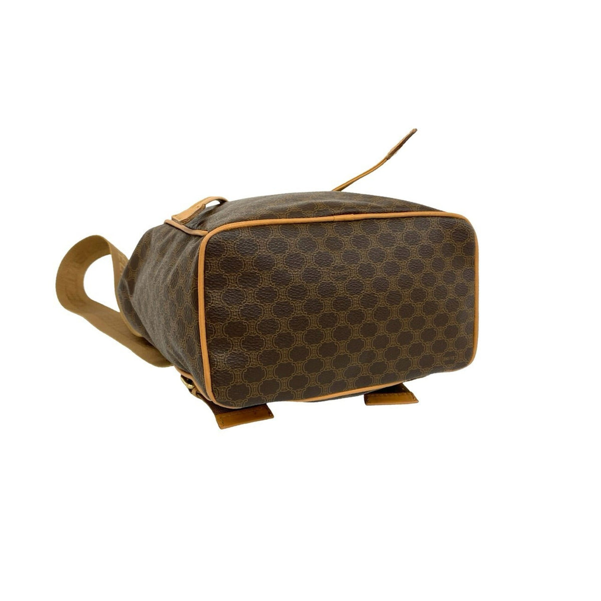 Celine Brown Pvc Leather Backpack (Pre-Owned)