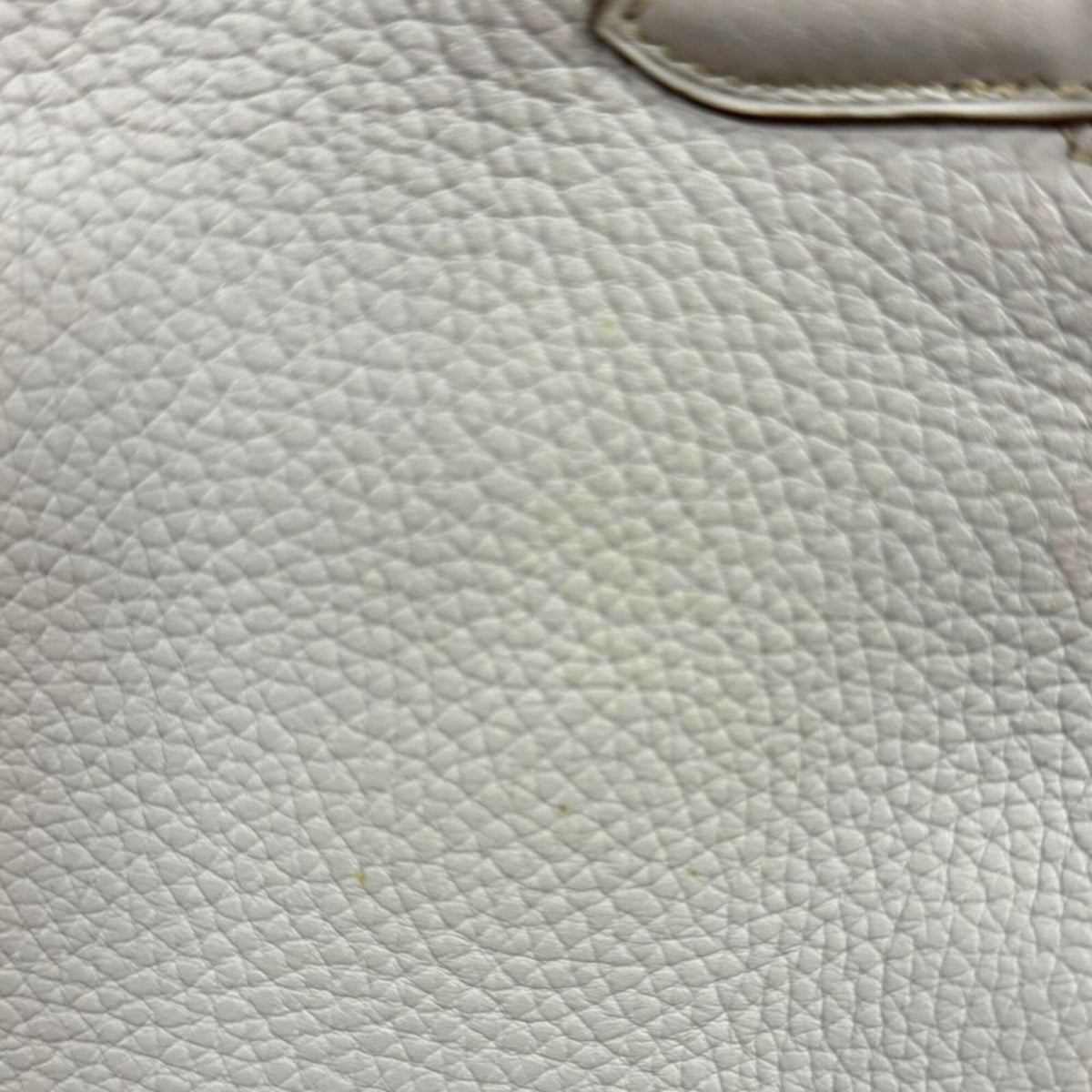 Hermes Gray Taurillon Clemence Leather Shoulder Bag (Pre-Owned)