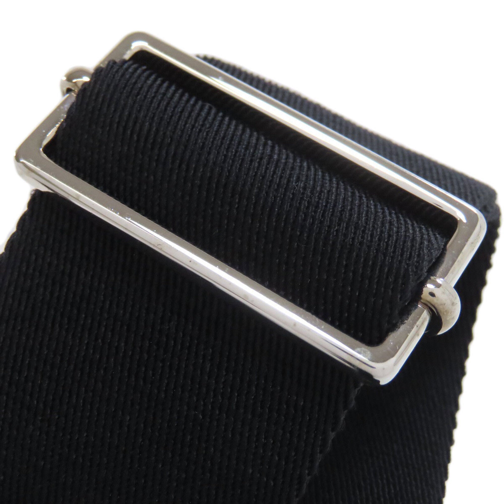 Valentino Black Canvas Shoulder Bag (Pre-Owned)