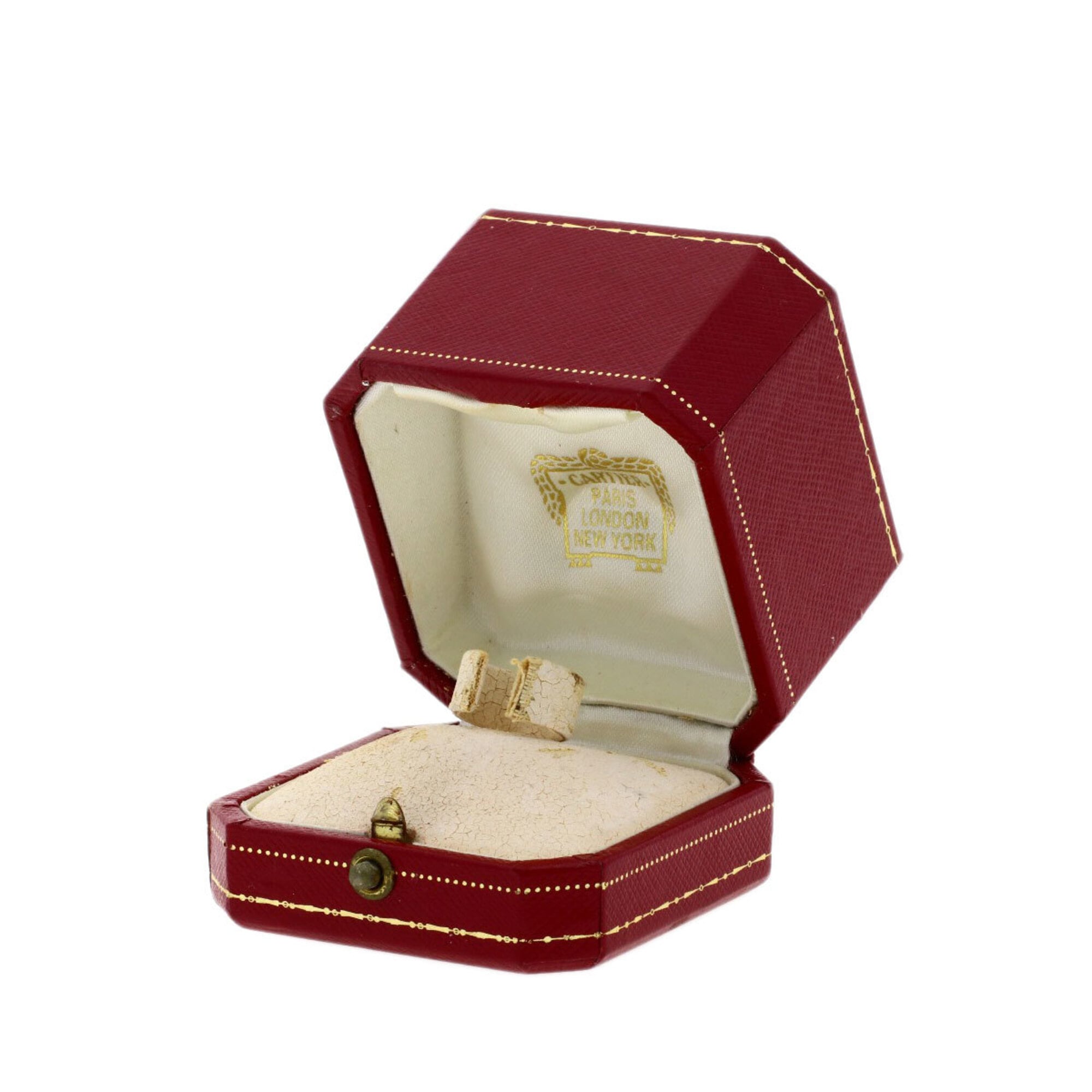 Cartier C2 White Gold (18K) Band Ring (Pre-Owned)