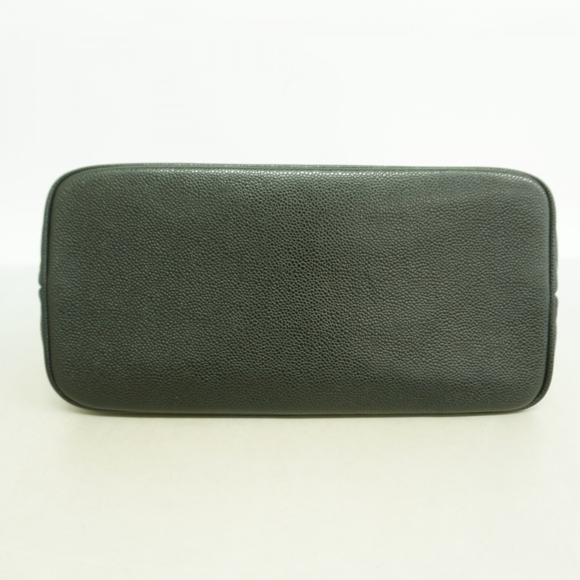 Chanel Black Grained Calfskin Tote Bag (Pre-Owned)
