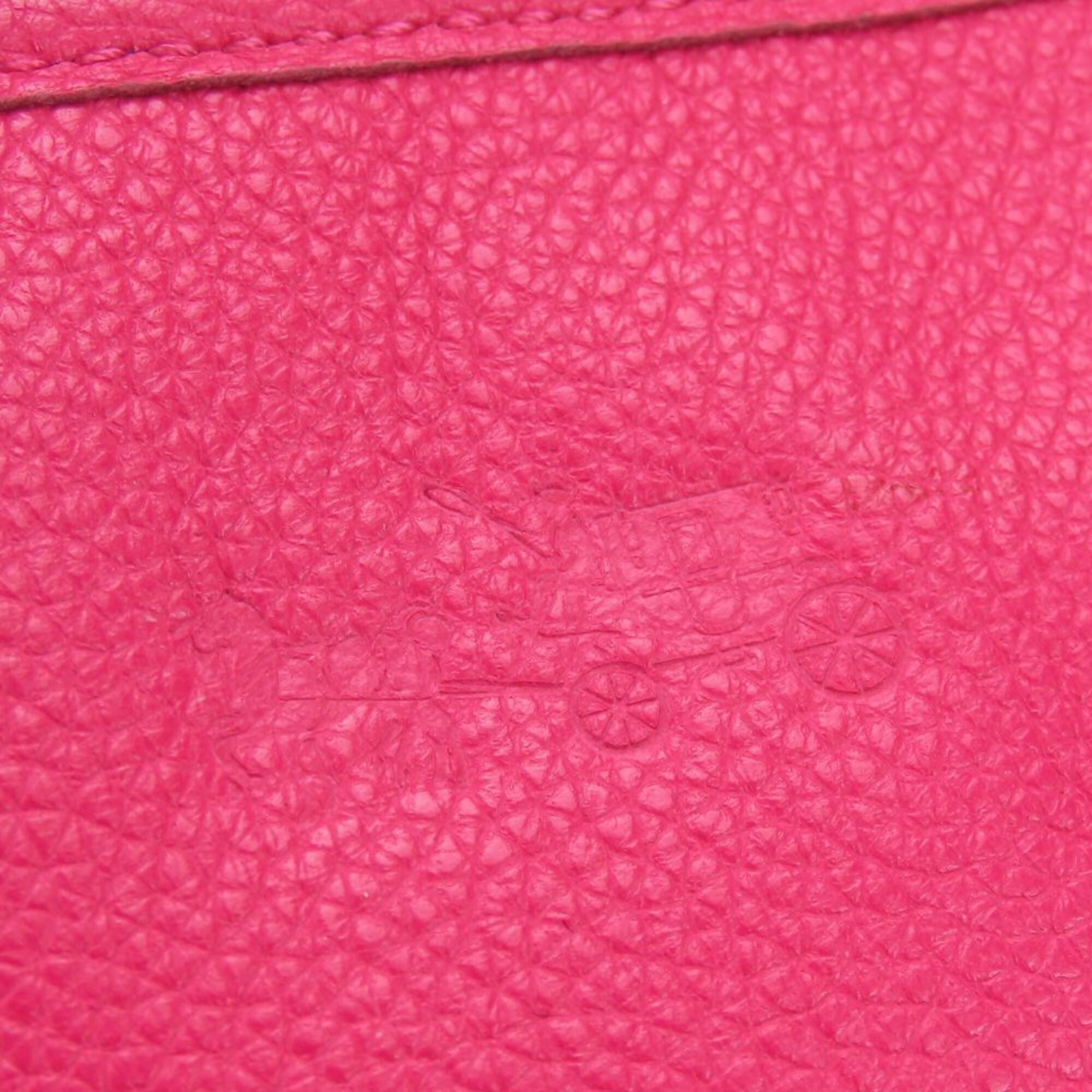 Coach Pink Leather Shoulder Bag (Pre-Owned)