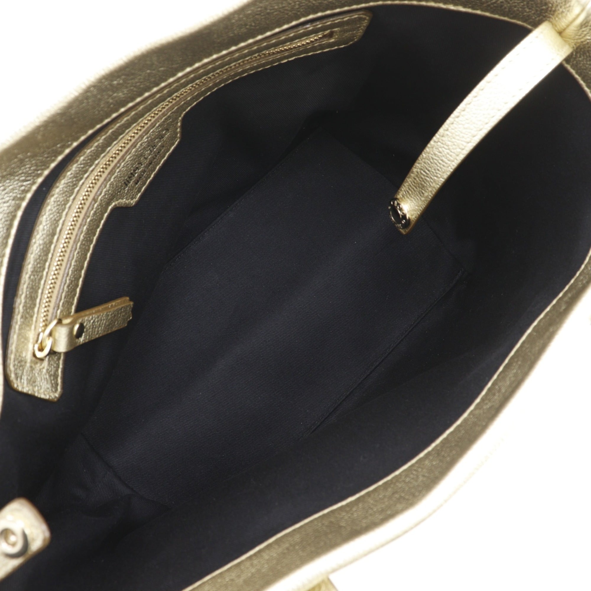 Jimmy Choo Silver Leather Tote Bag (Pre-Owned)