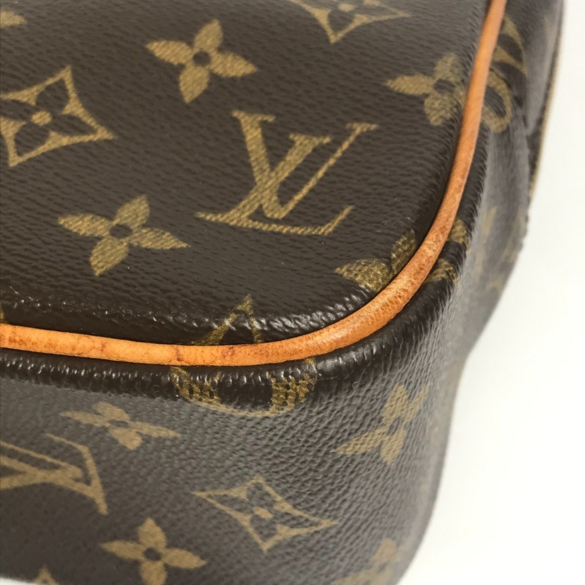 Louis Vuitton Brown Monogram Canvas Handbag Tote Bag (Pre-Owned)