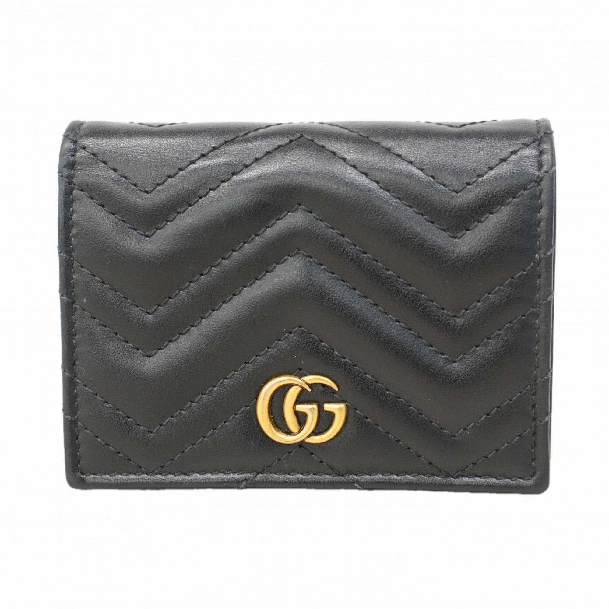 Gucci Black Leather Wallet (Bi-Fold) (Pre-Owned)