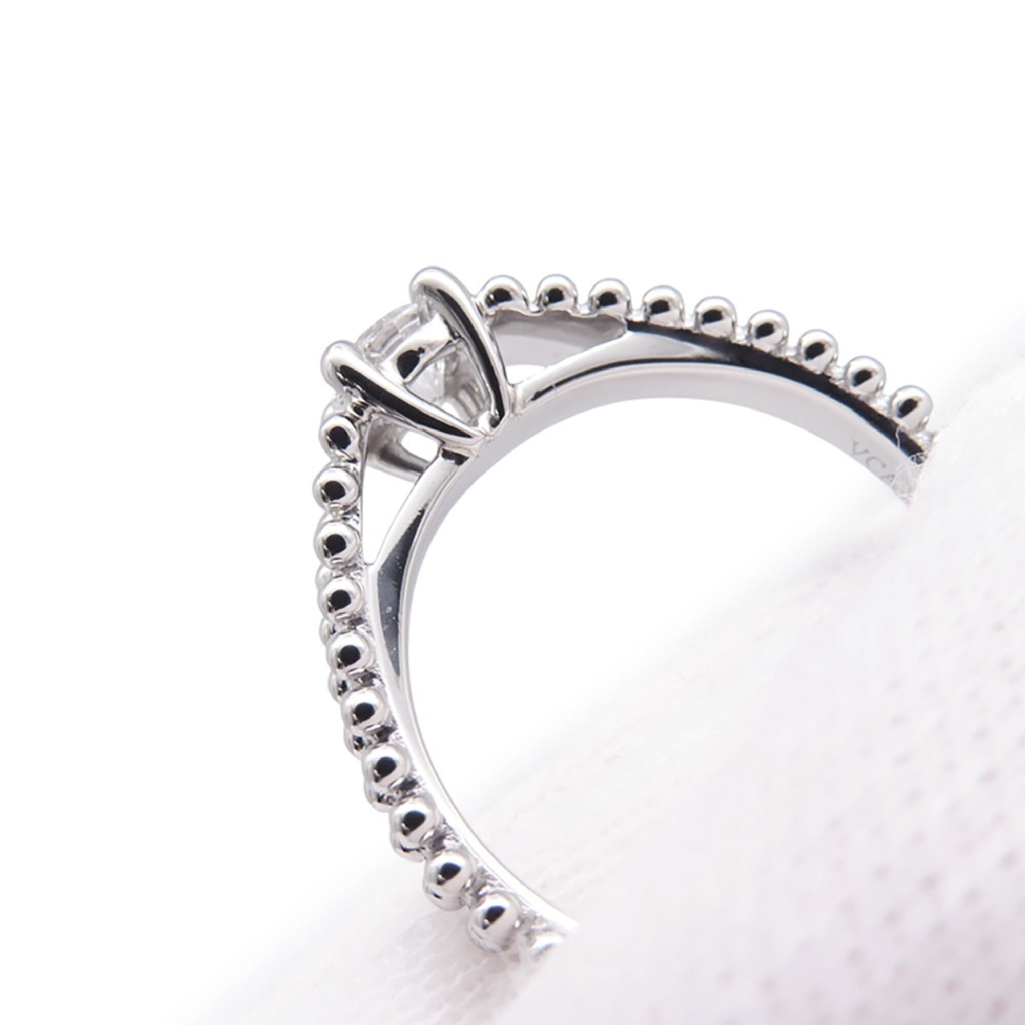 Van Cleef & Arpels Platinum 950 Engagement Ring (Pre-Owned)