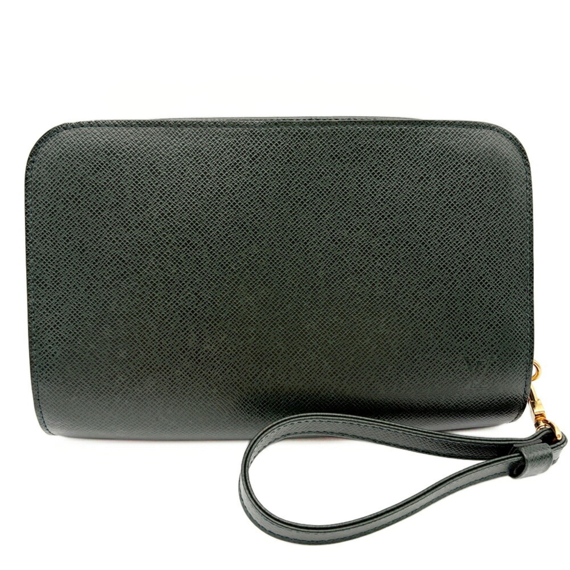 Louis Vuitton Episea Taiga Leather Leather Clutch Bag (Pre-Owned)