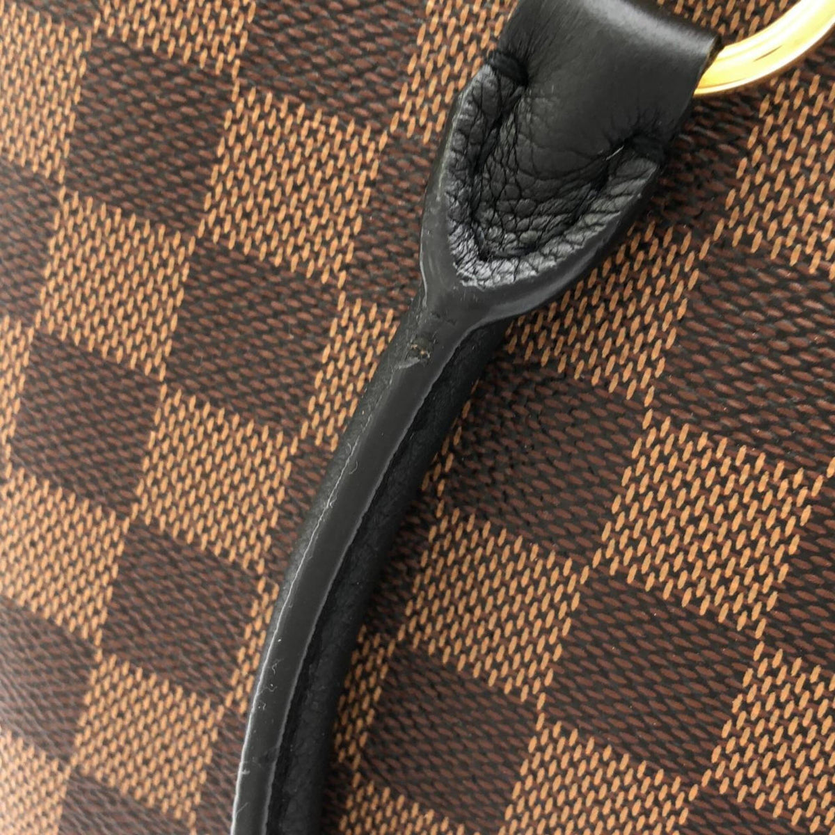 Louis Vuitton Black Ebene Coated Canvas Handbag (Pre-Owned)