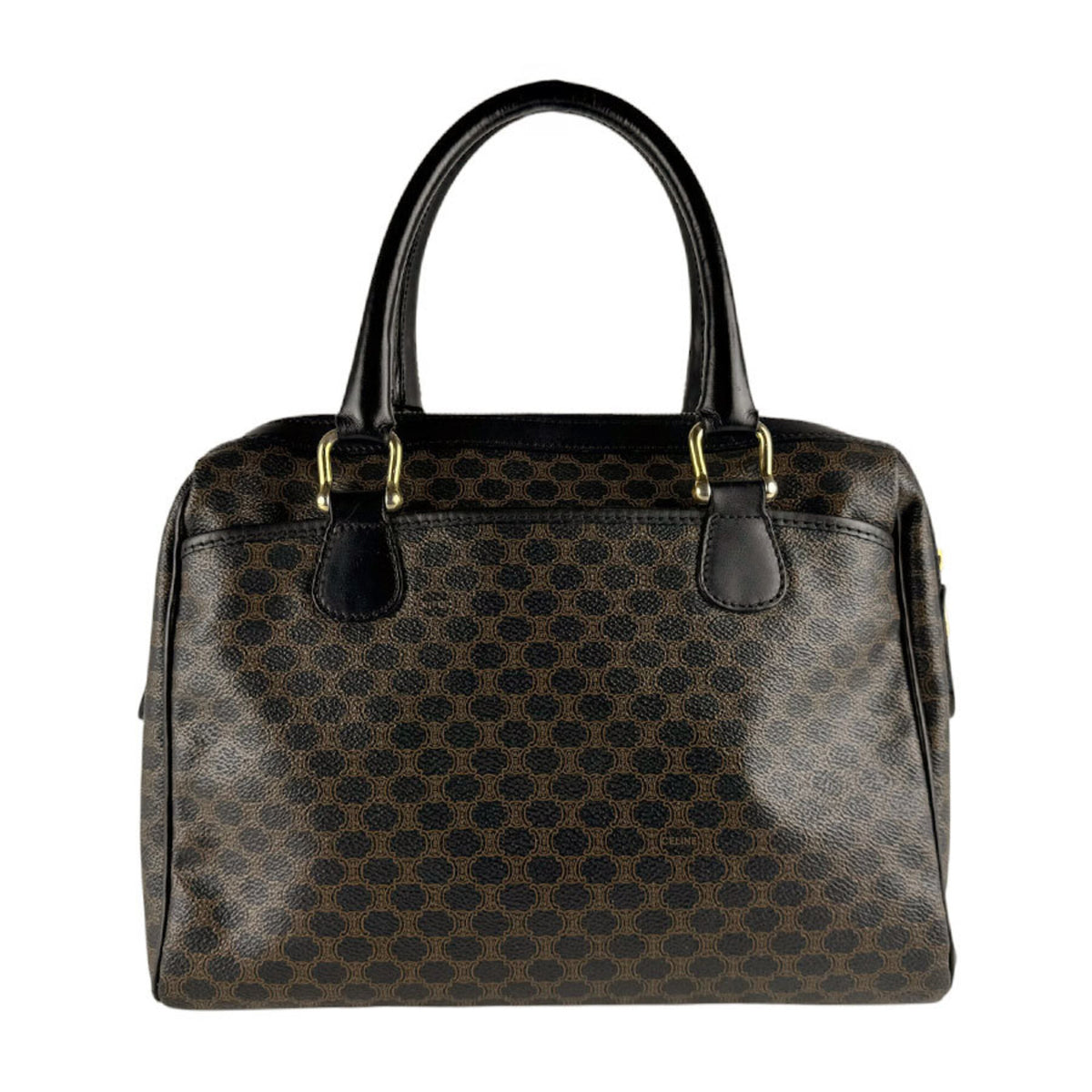 Celine Black Coated Canvas Handbag (Pre-Owned)