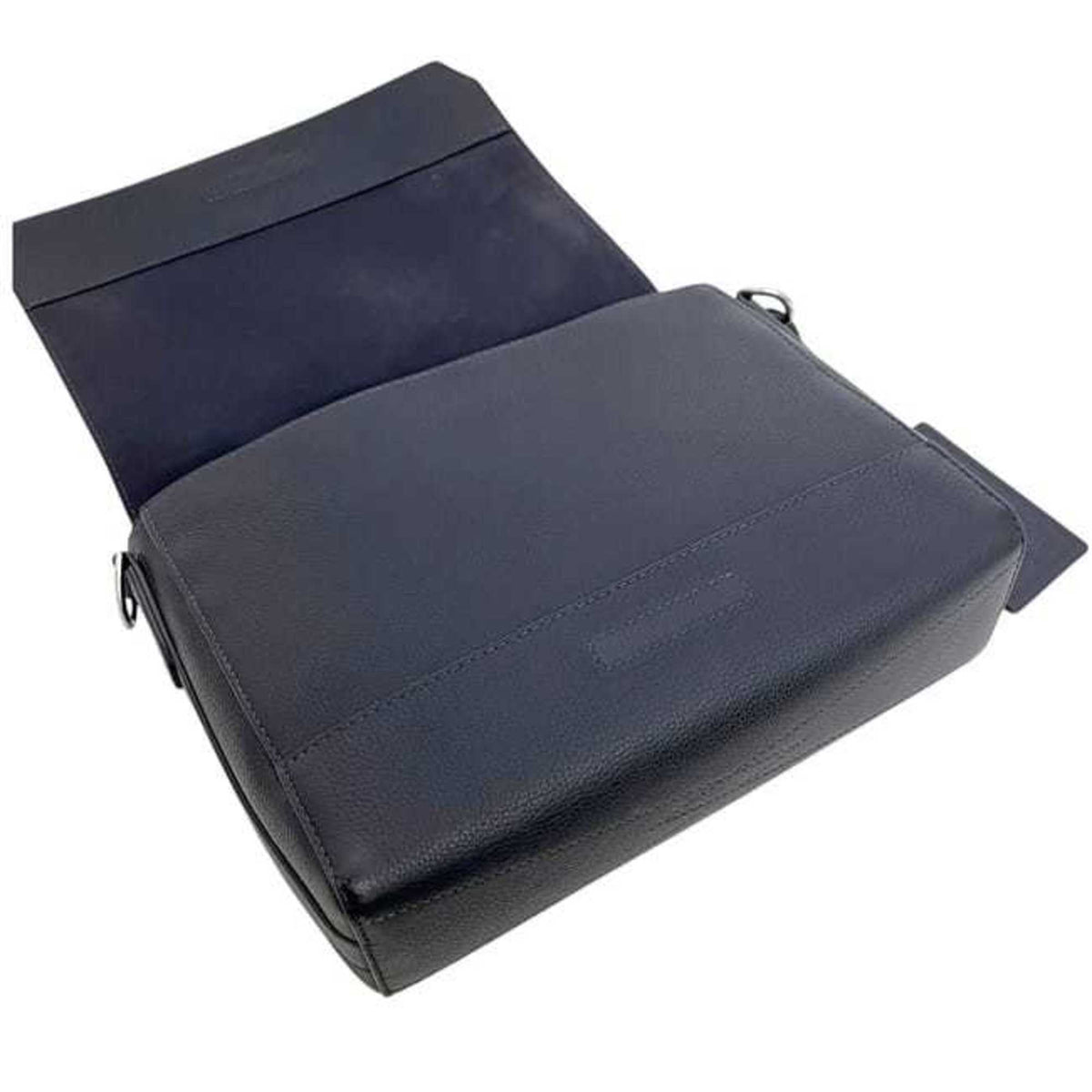 Louis Vuitton Navy Leather Shoulder Bag (Pre-Owned)