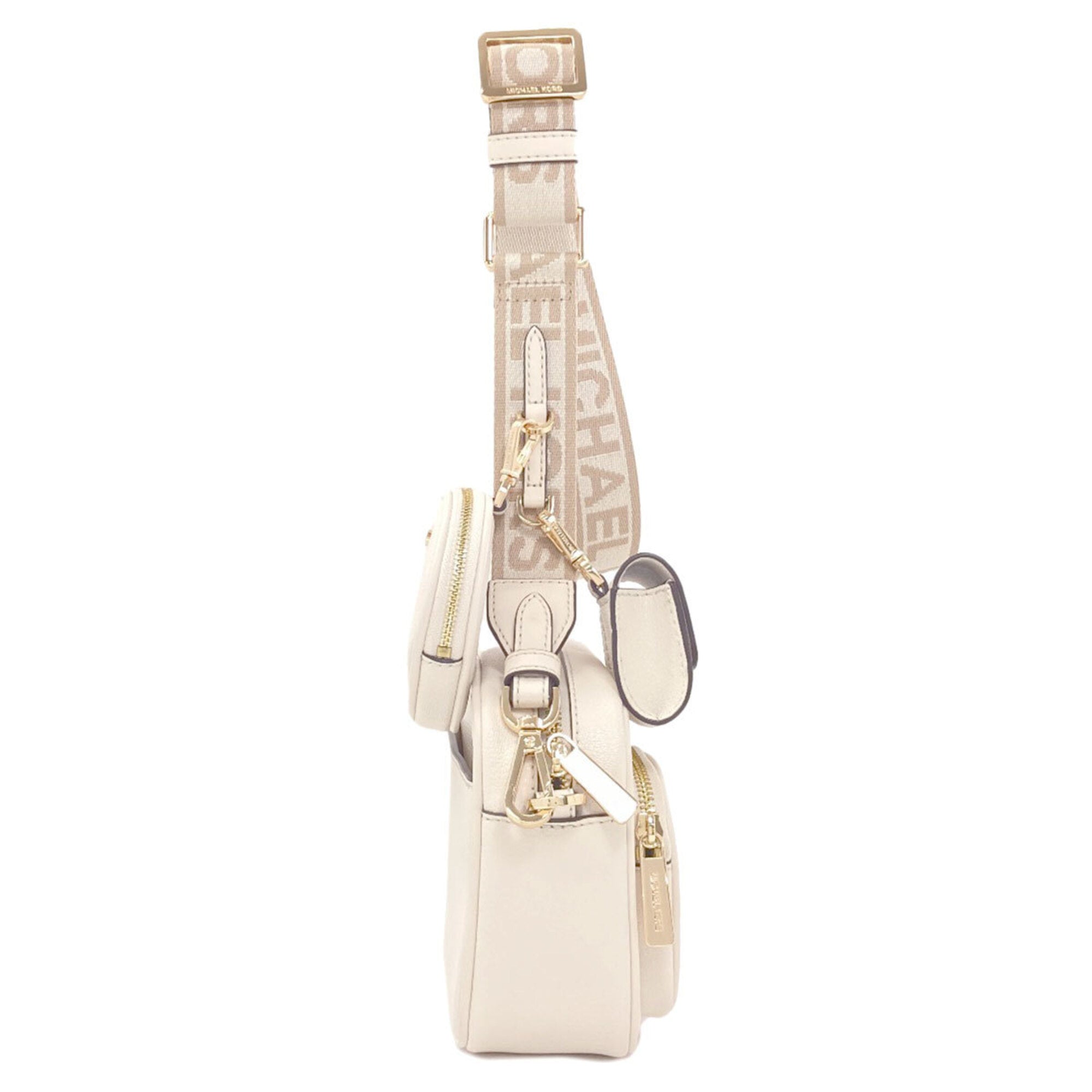 Michael Kors White Leather Shoulder Bag (Pre-Owned)