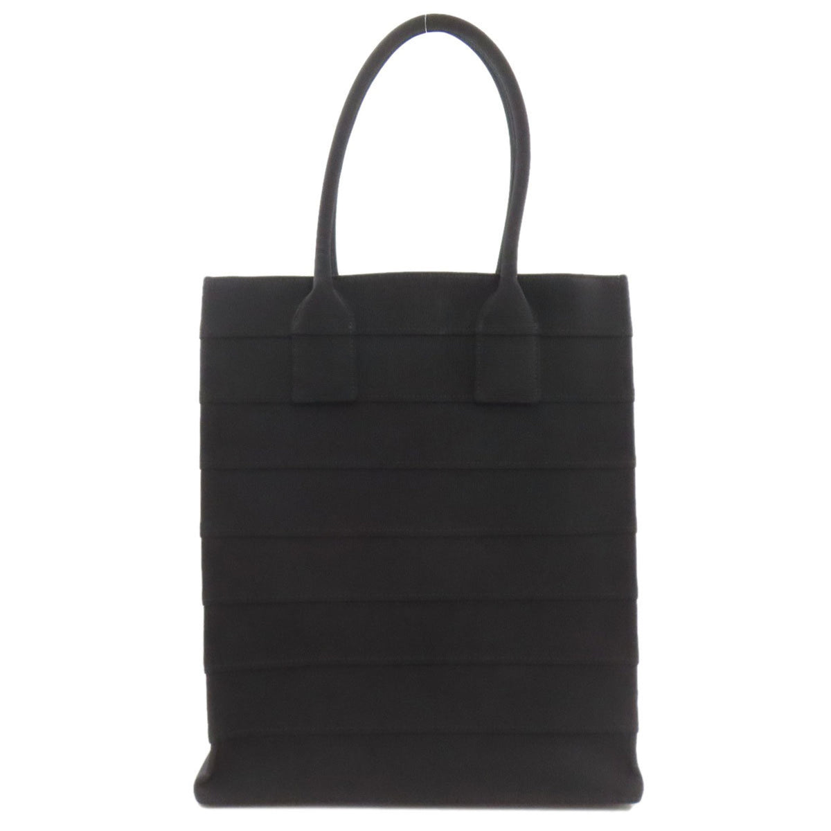 Salvatore Ferragamo Black Canvas Tote Bag (Pre-Owned)