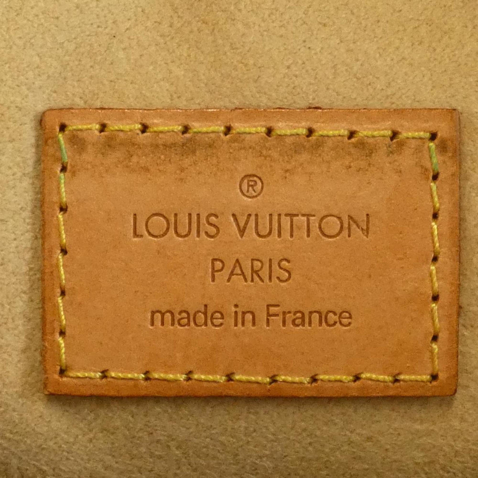 Louis Vuitton Marron Coated Canvas Shoulder Bag (Pre-Owned)