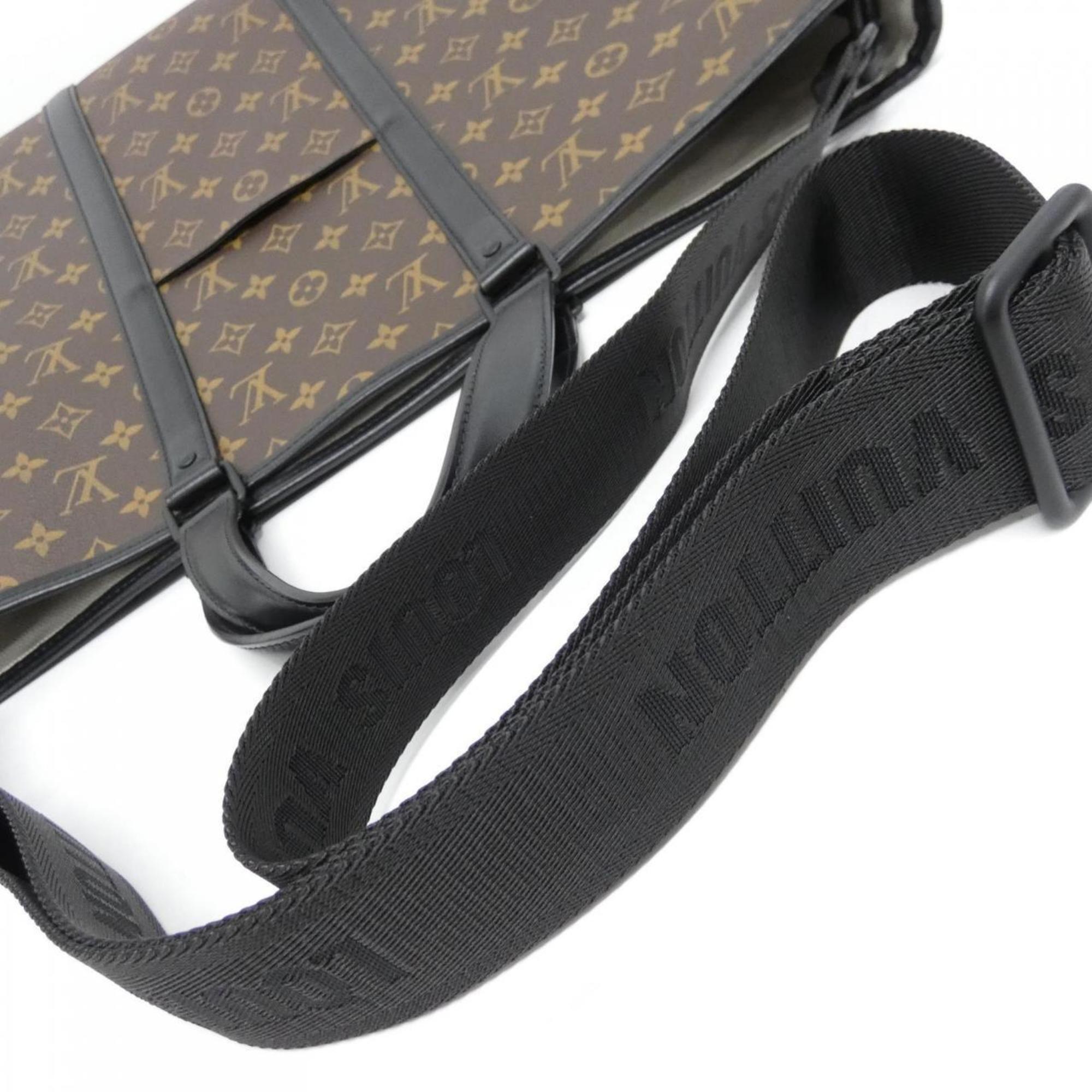 Louis Vuitton Monogram Macassar Black Brown Coated Canvas Tote Bag (Pre-Owned)