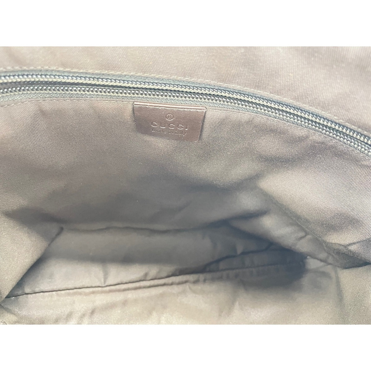Gucci Brown Clear Gg Canvas Shoulder Bag (Pre-Owned)