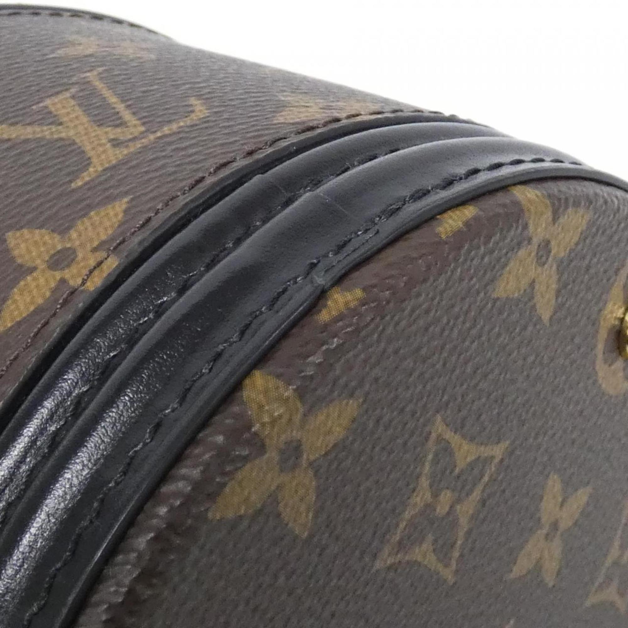 Louis Vuitton Marron Coated Canvas Shoulder Bag (Pre-Owned)