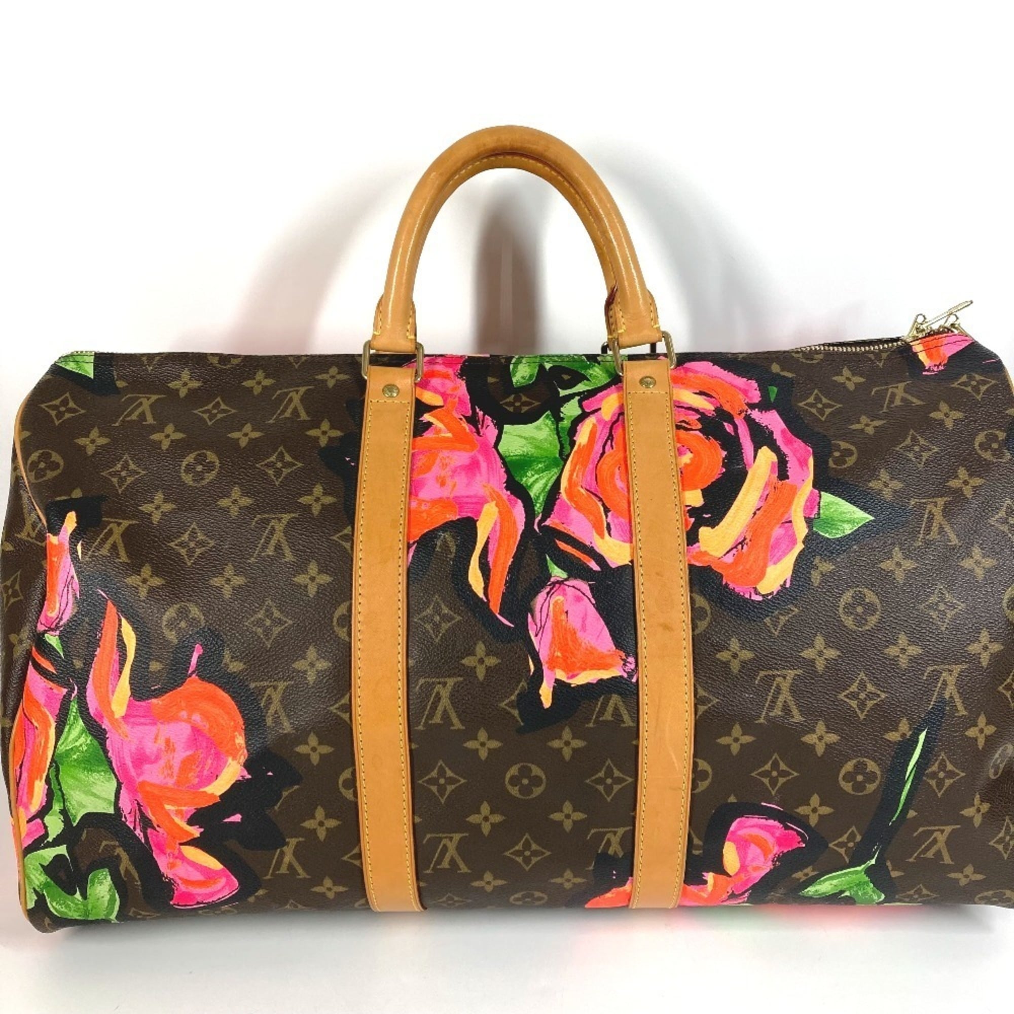 Louis Vuitton Monogram Rose Brown Monogram Rose Pink Monogram Boston Bag (Pre-Owned)