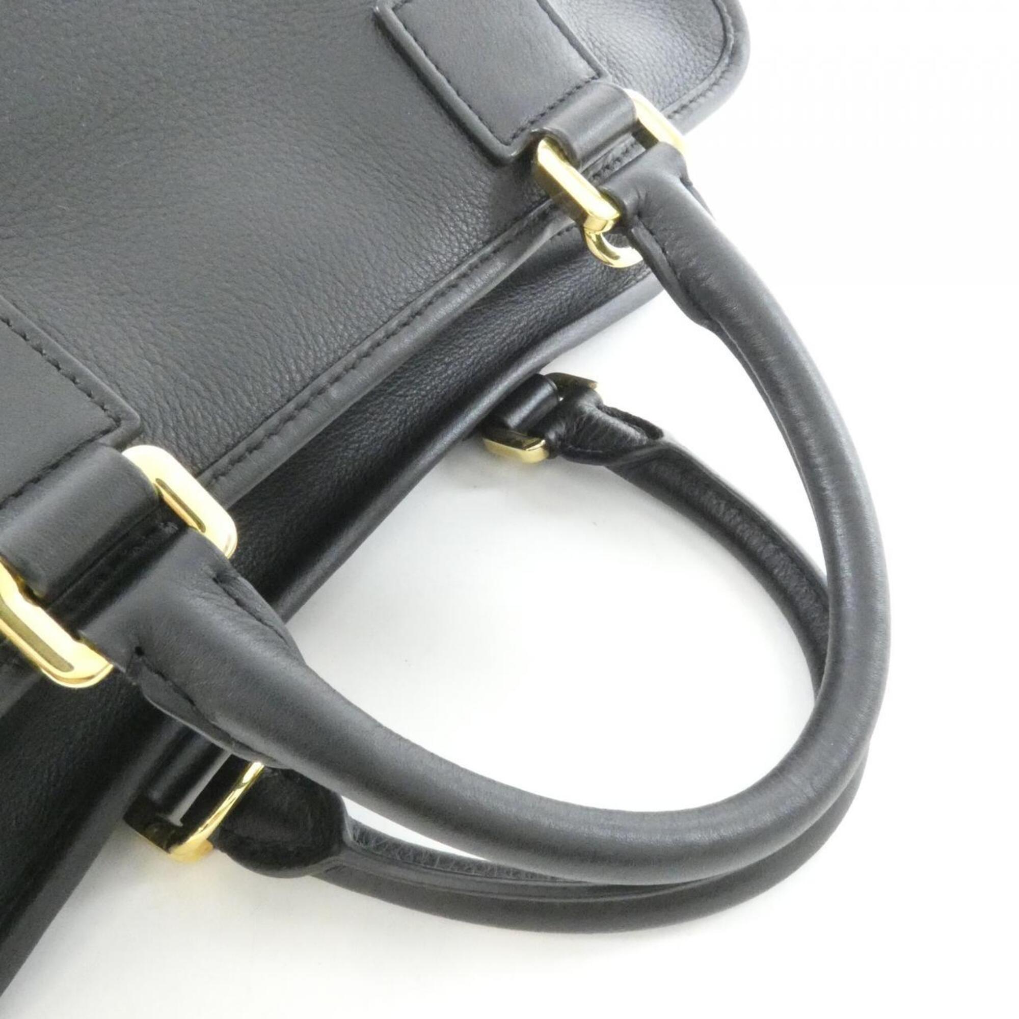 Loewe Amazona Black Leather Handbag (Pre-Owned)