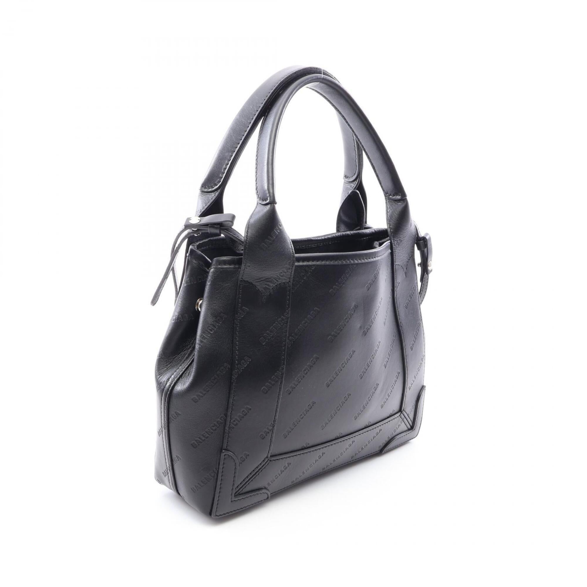 Balenciaga Black Leather Handbag Pouch (Pre-Owned)