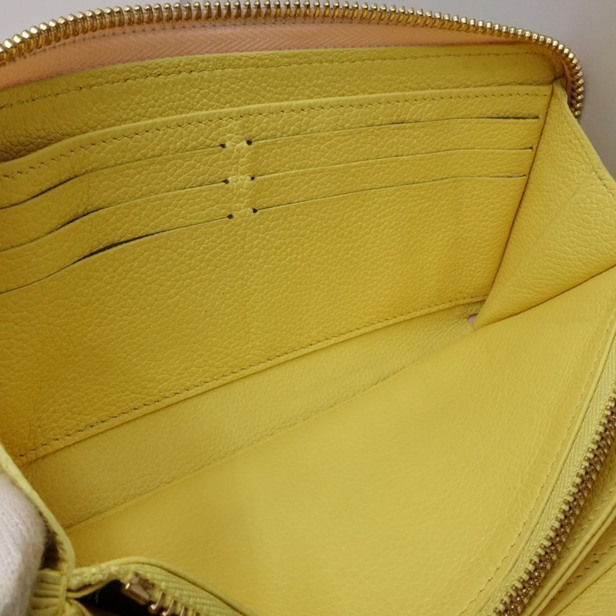Louis Vuitton Beige Pink Yellow Monogram Empreinte Long Wallet (Bi-Fold) (Pre-Owned)