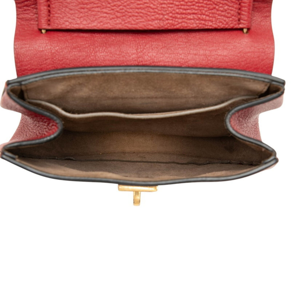 Chloé Red Color Leather Shoulder Bag (Pre-Owned)