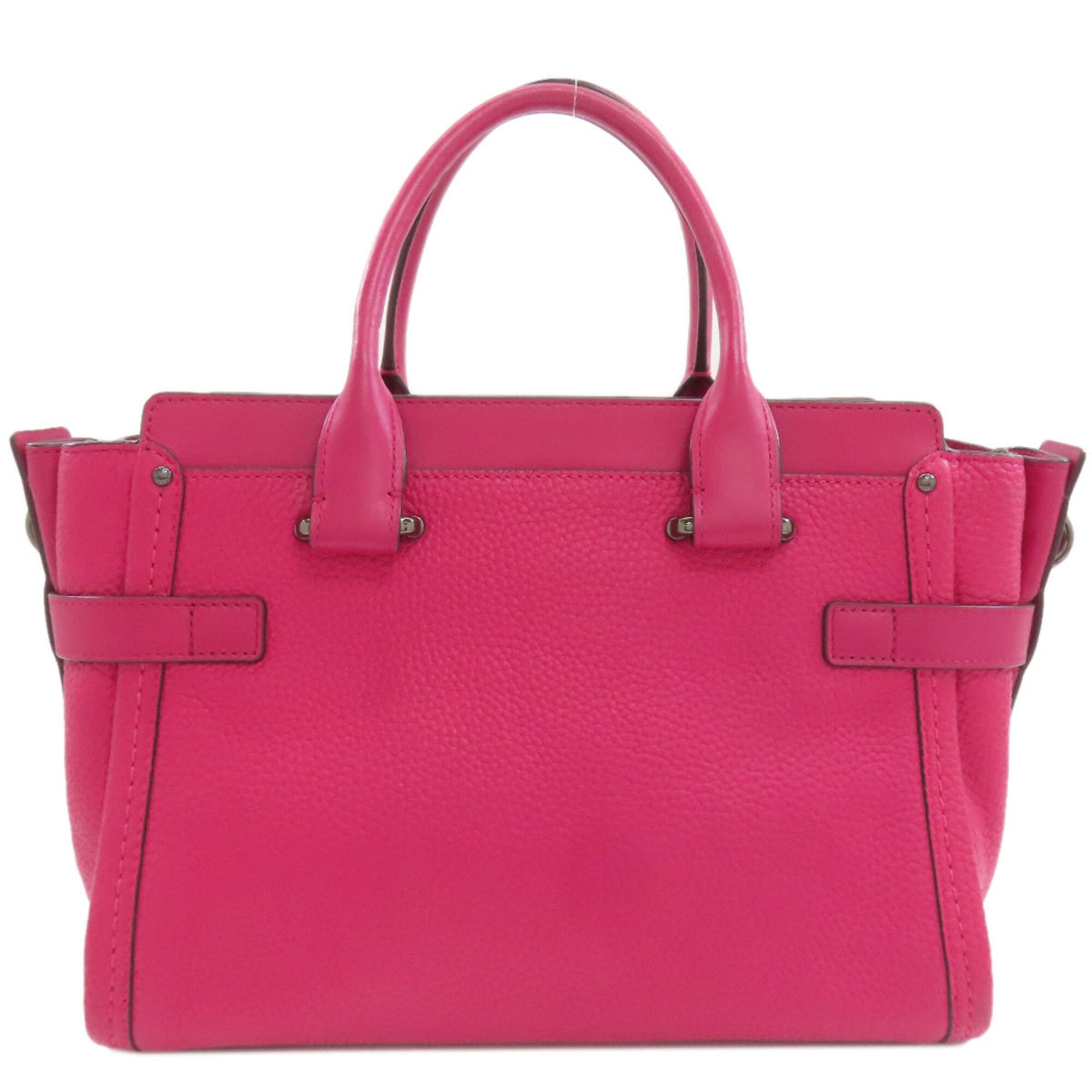 Coach Pink Leather Handbag (Pre-Owned)