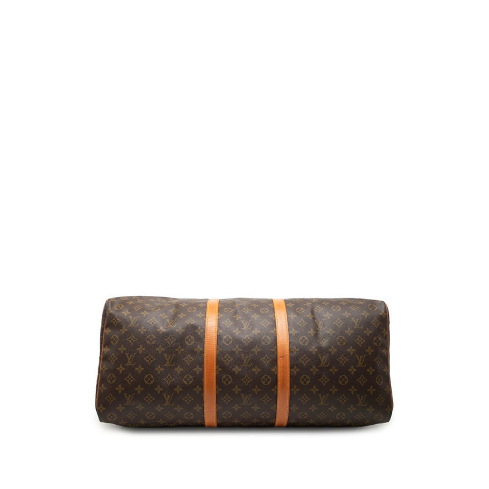 Louis Vuitton Monogram Brown Pvc Leather Boston Bag (Pre-Owned)