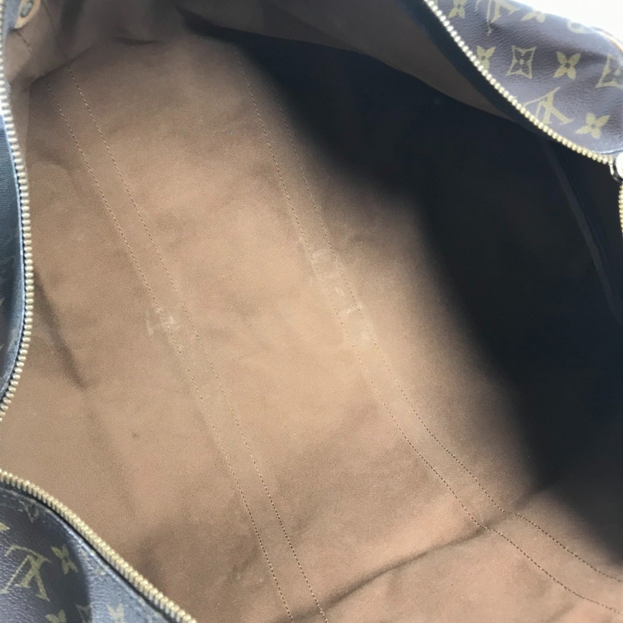 Louis Vuitton Brown Monogram Boston Bag Handbag Shoulder Bag (Pre-Owned)