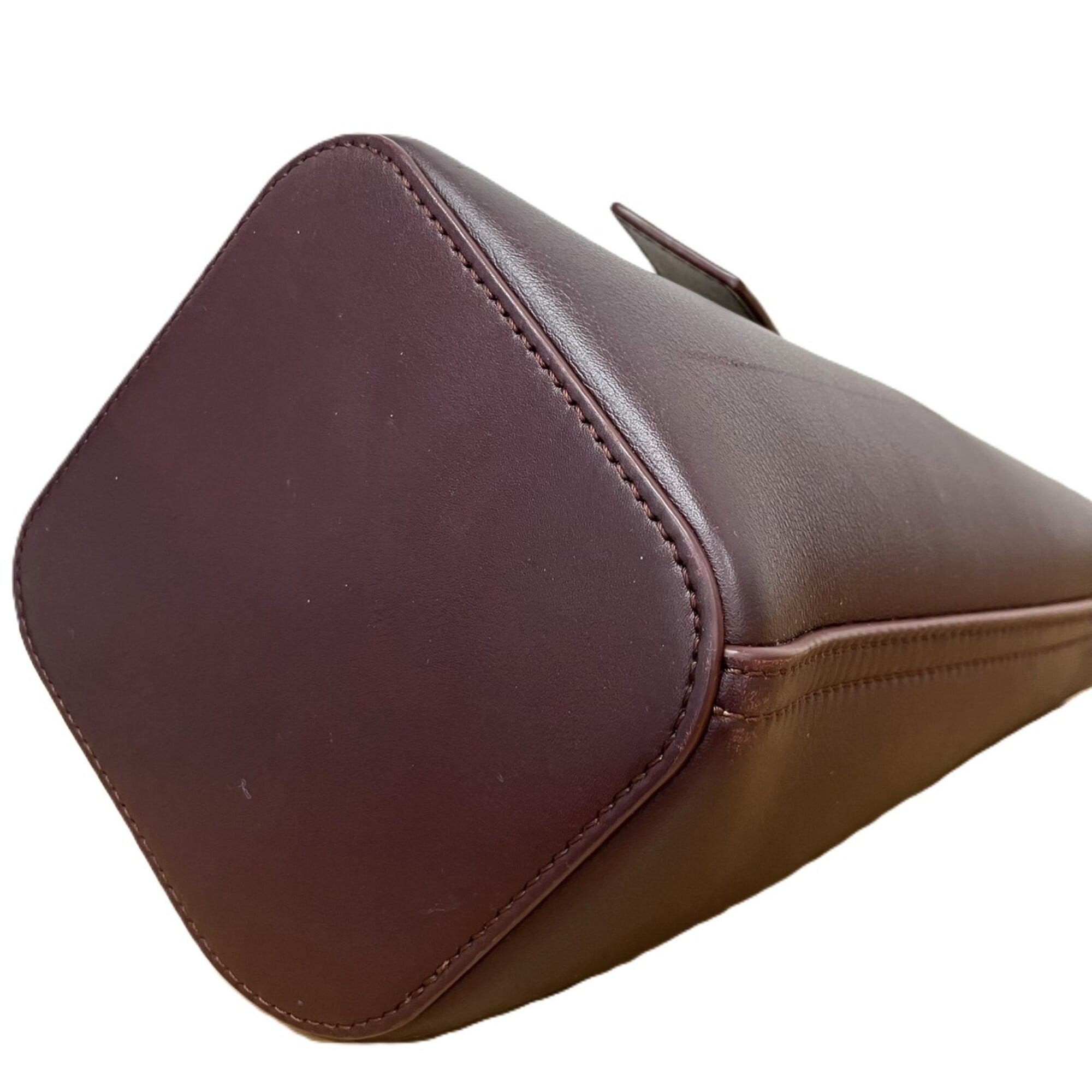 Loewe Dark Brown Leather Handbag (Pre-Owned)