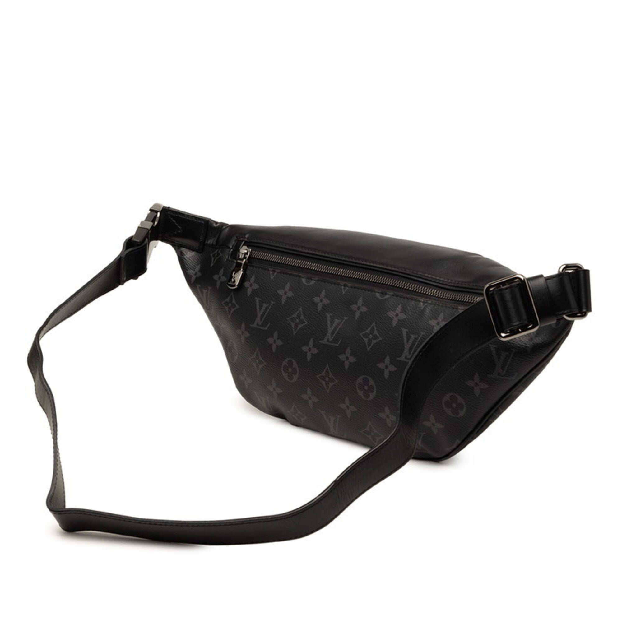 Louis Vuitton Monogram Eclipse Black Pvc Leather Sling Bag (Pre-Owned)