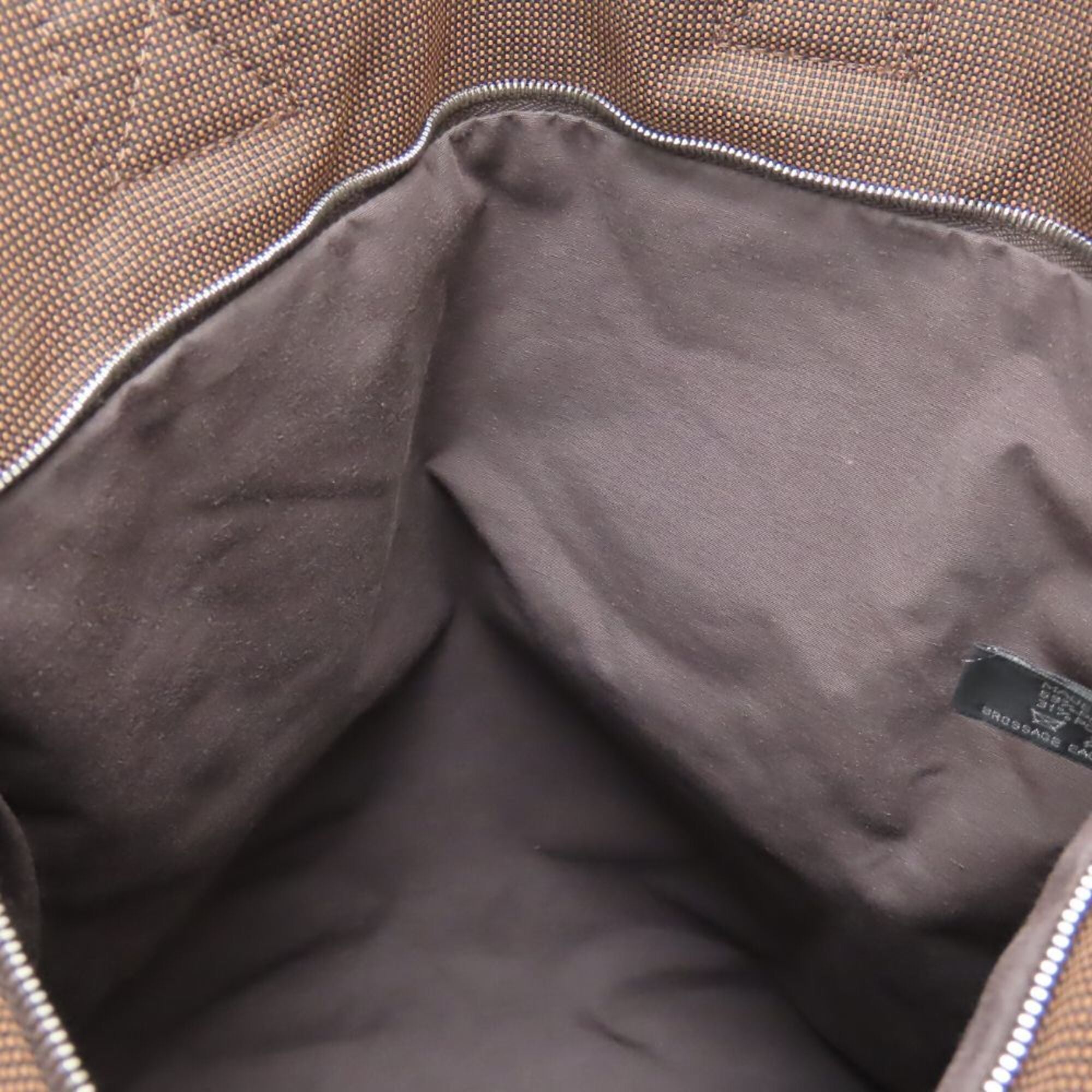 Hermes Brown Polyester Polyamide Tote Bag (Pre-Owned)