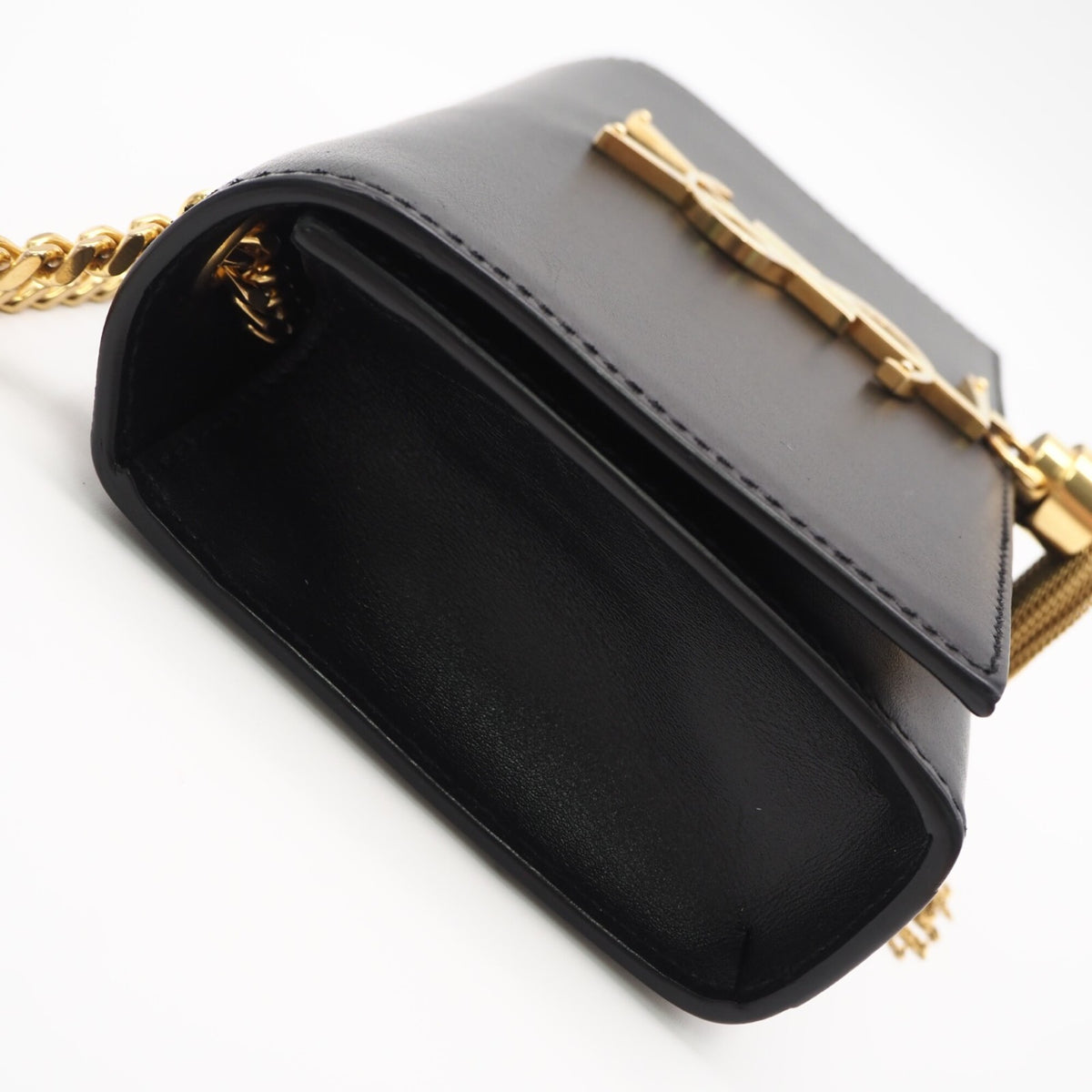 Yves Saint Laurent Black Leather Shoulder Bag (Pre-Owned)
