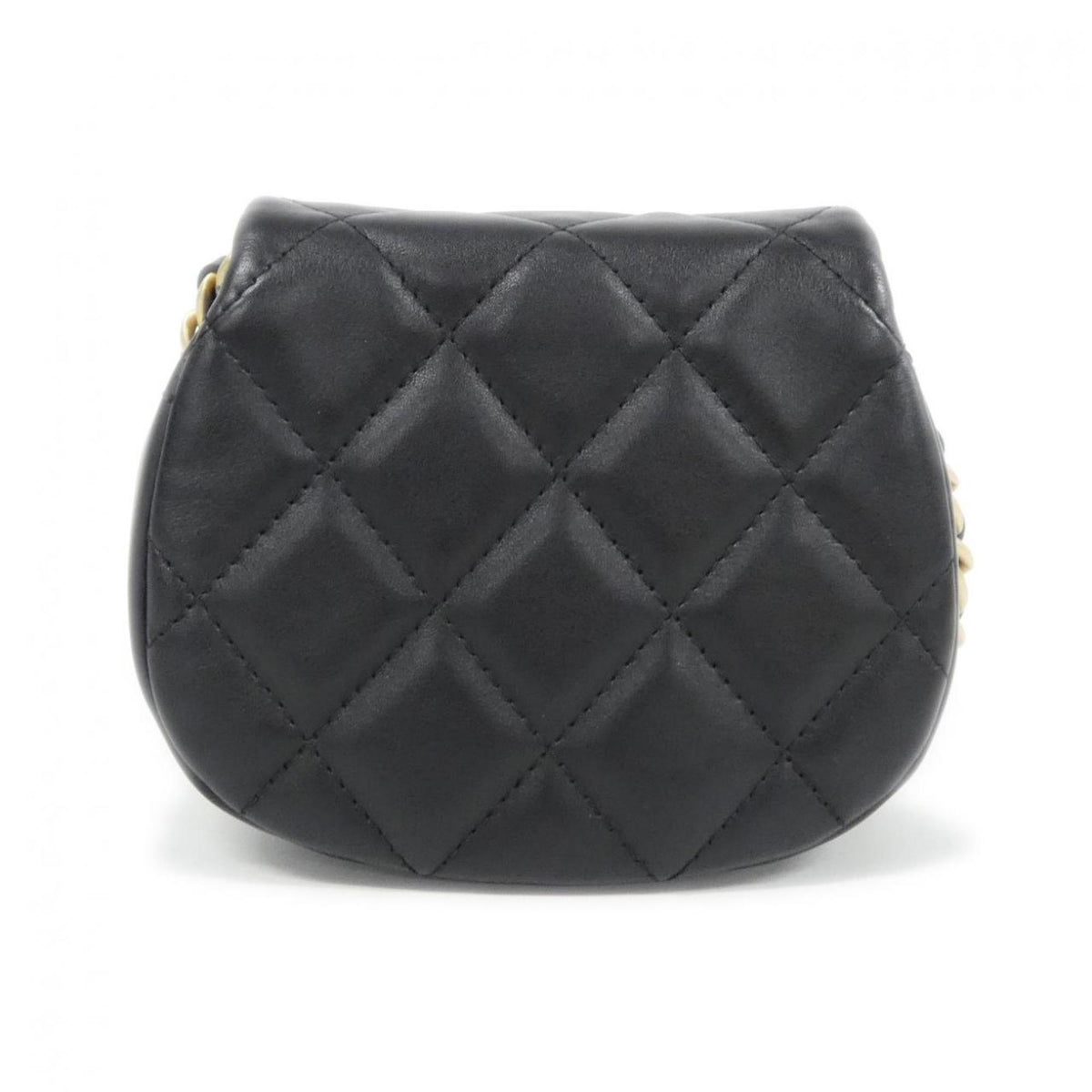 Chanel Black Leather Shoulder Bag (Pre-Owned)